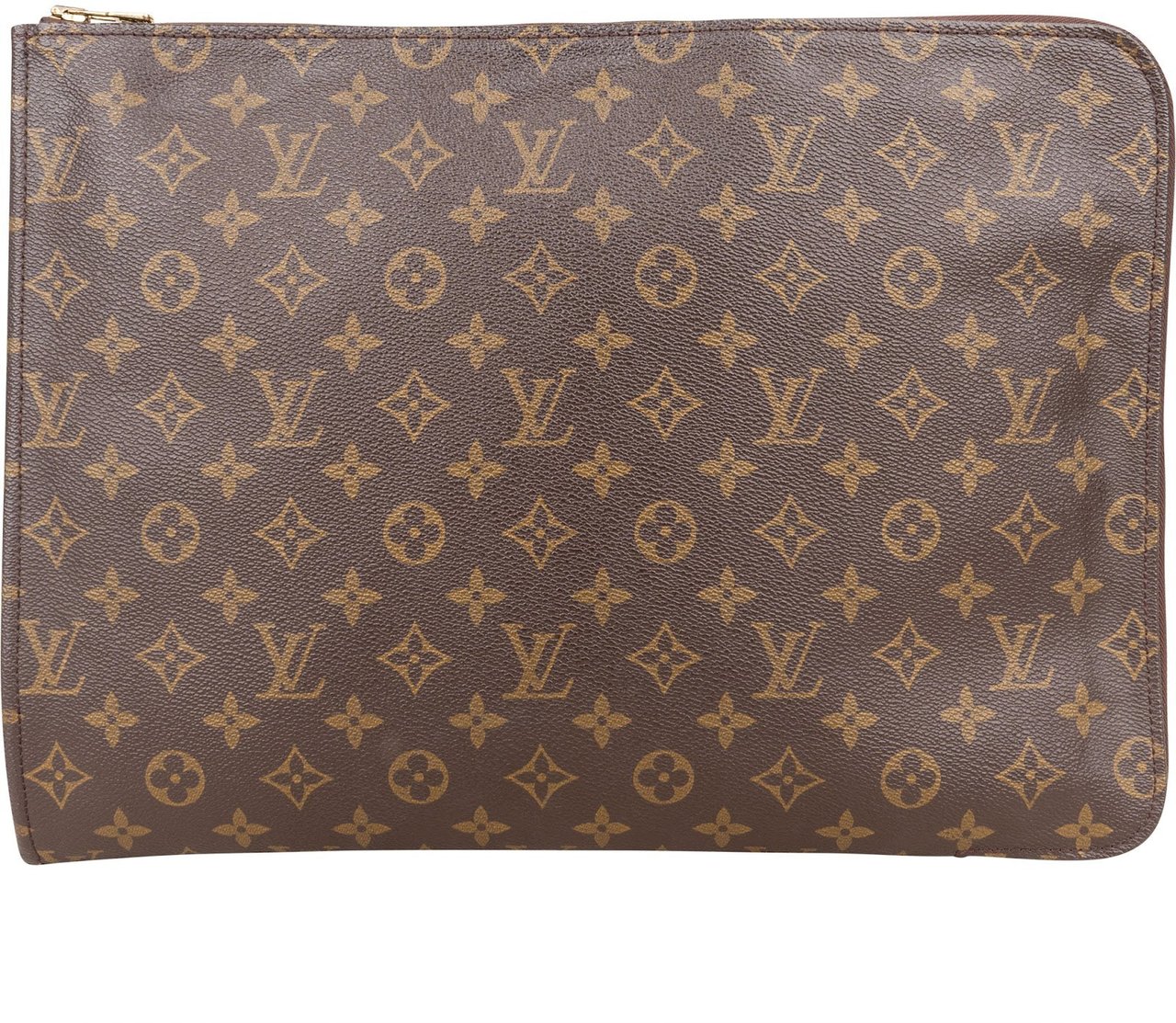 Louis Vuitton Louis Vuitton Monogram Canvas Laptop Clutch Bruin
