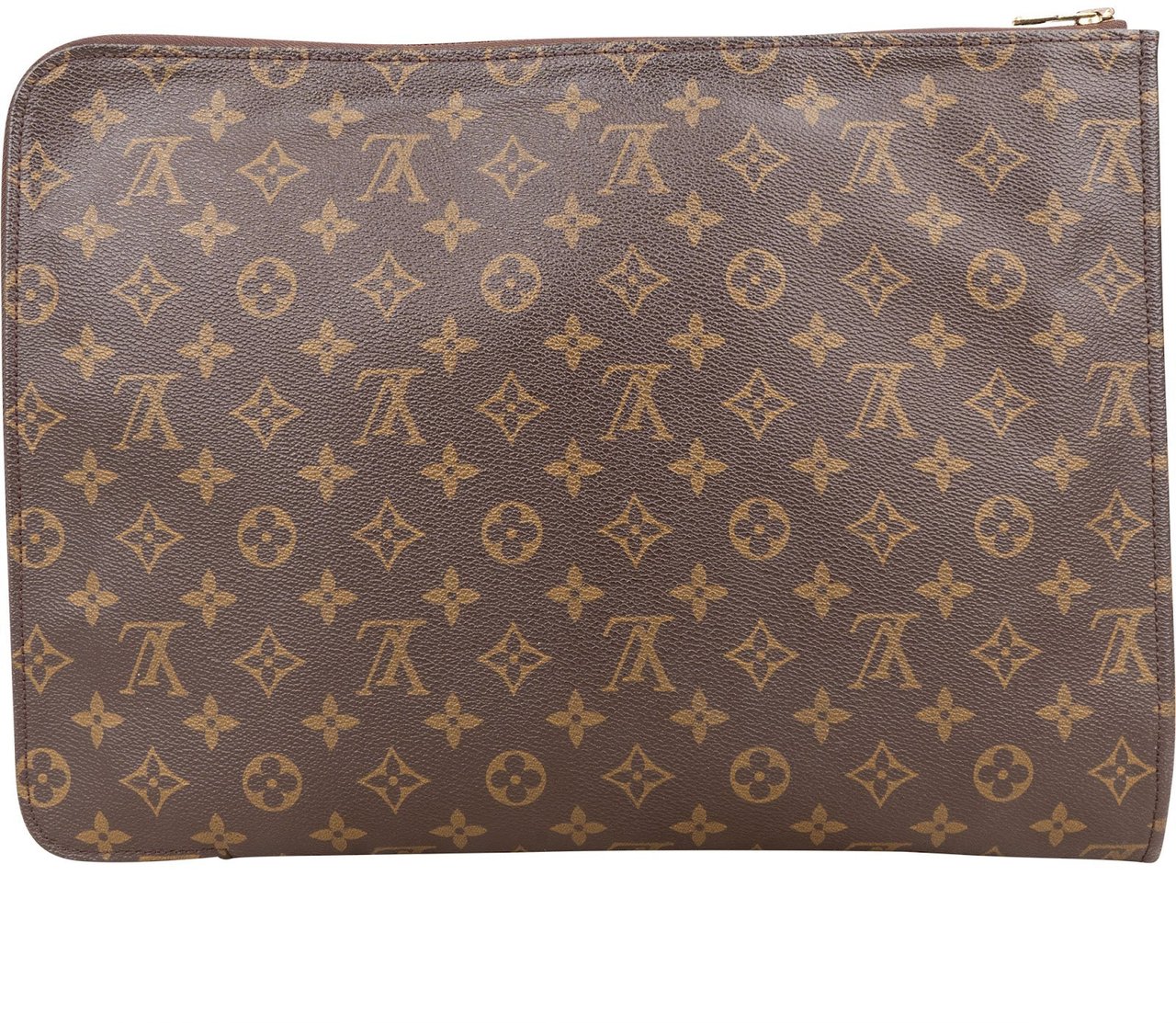 Louis Vuitton Louis Vuitton Monogram Canvas Laptop Clutch Bruin