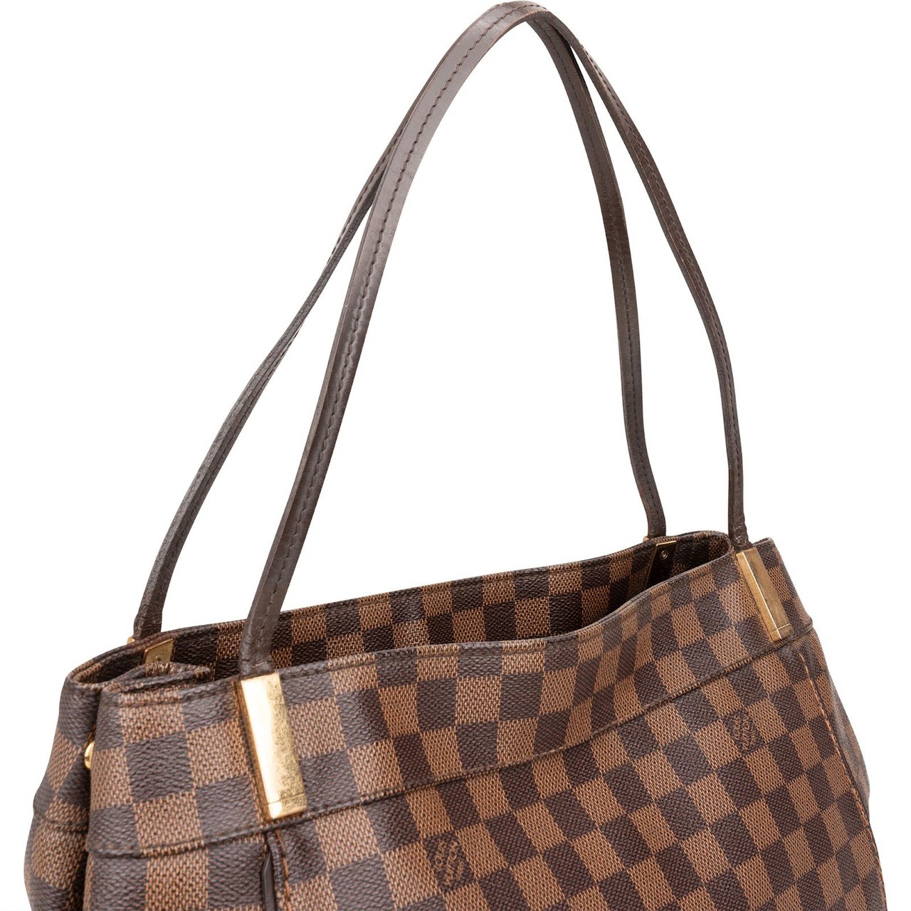 Louis Vuitton Damier Ebene Monogram Marylebone Shoulder Bag Bruin