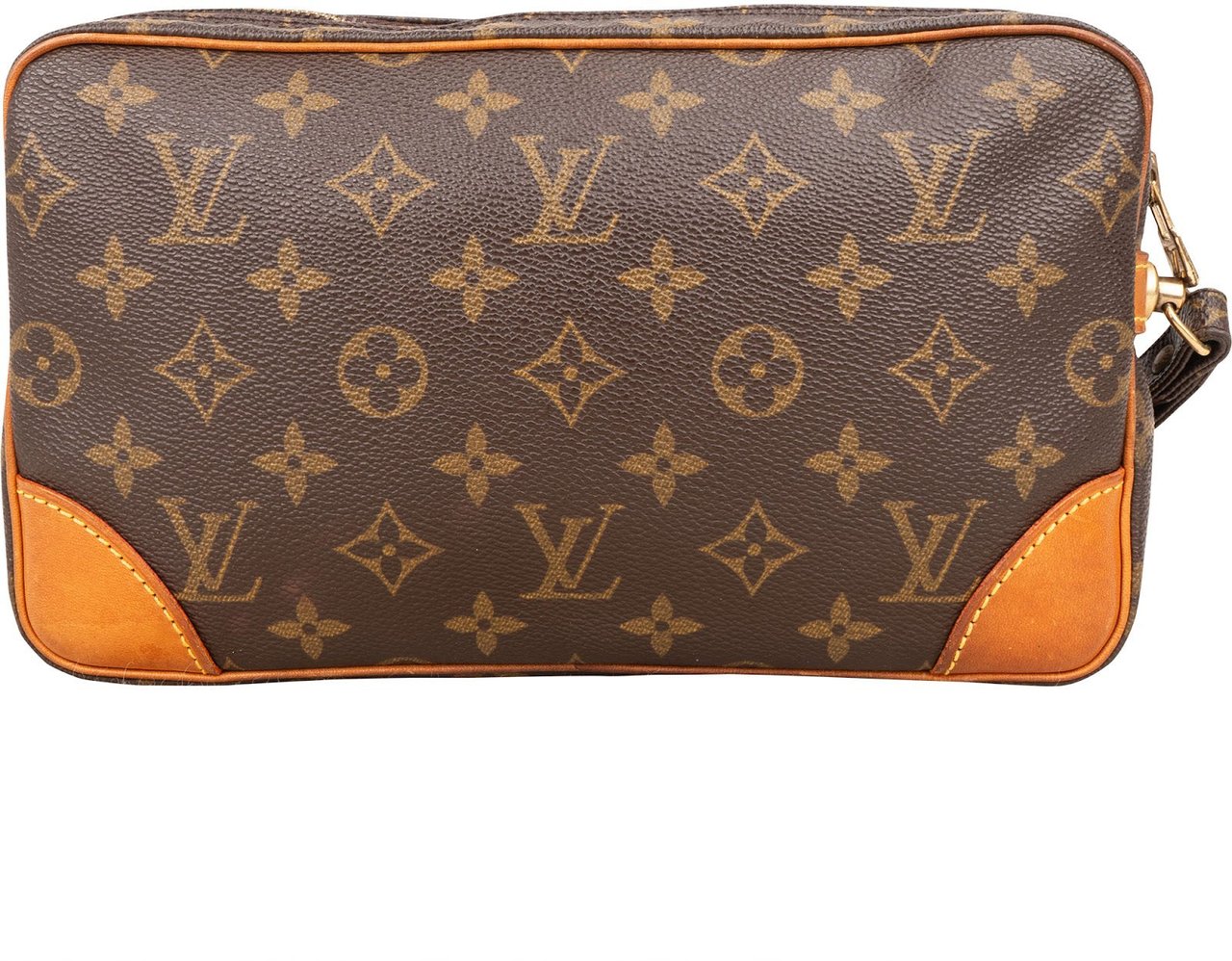 Louis Vuitton Louis Vuitton Monogram Canvas Pochette Homme Clutch Bruin