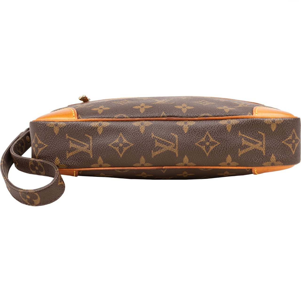 Louis Vuitton Louis Vuitton Monogram Canvas Pochette Homme Clutch Bruin
