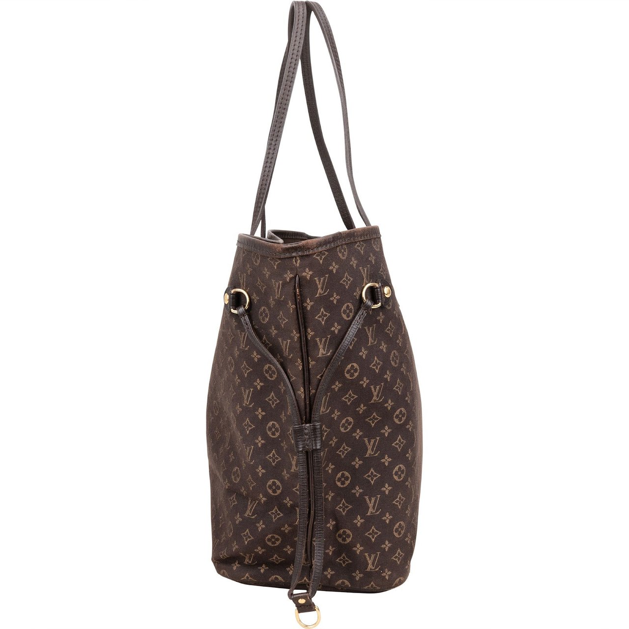 Louis Vuitton Louis Vuitton Mini Lin Monogram Neverfull MM Shoulder Bag Bruin