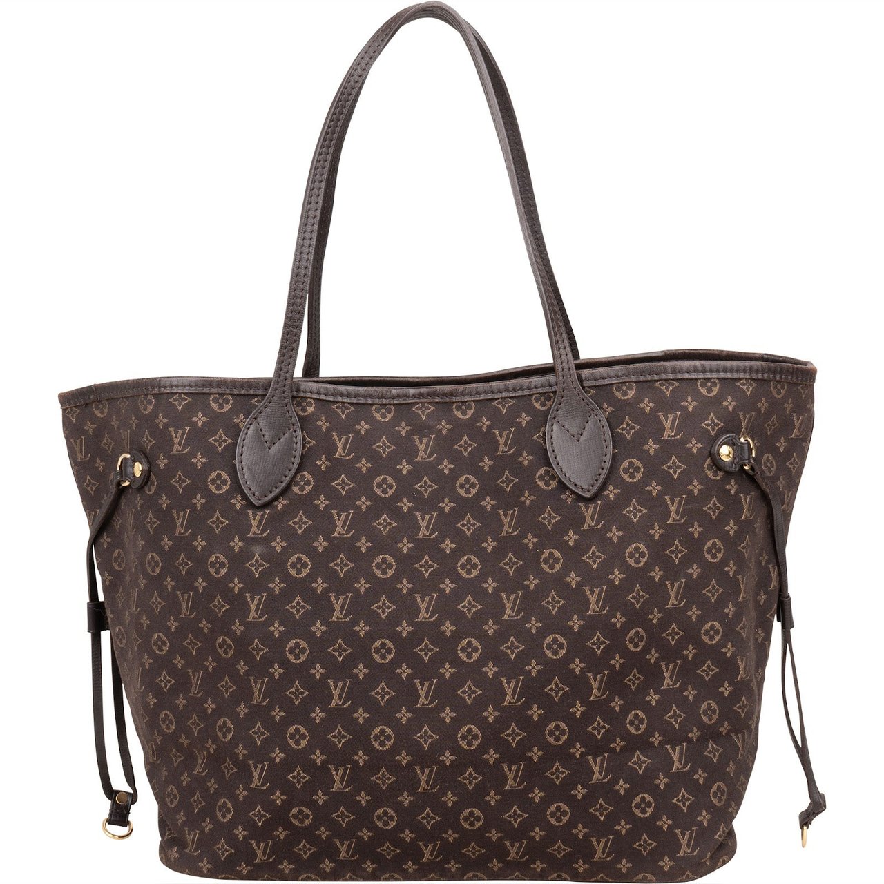 Louis Vuitton Louis Vuitton Mini Lin Monogram Neverfull MM Shoulder Bag Bruin