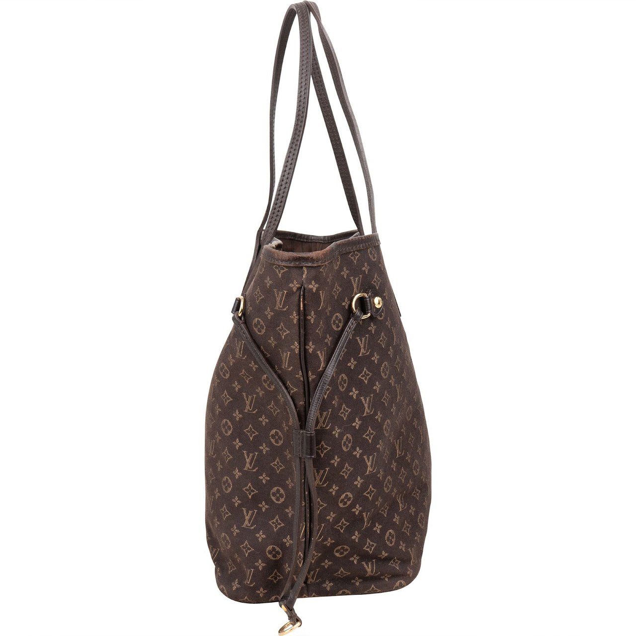 Louis Vuitton Louis Vuitton Mini Lin Monogram Neverfull MM Shoulder Bag Bruin