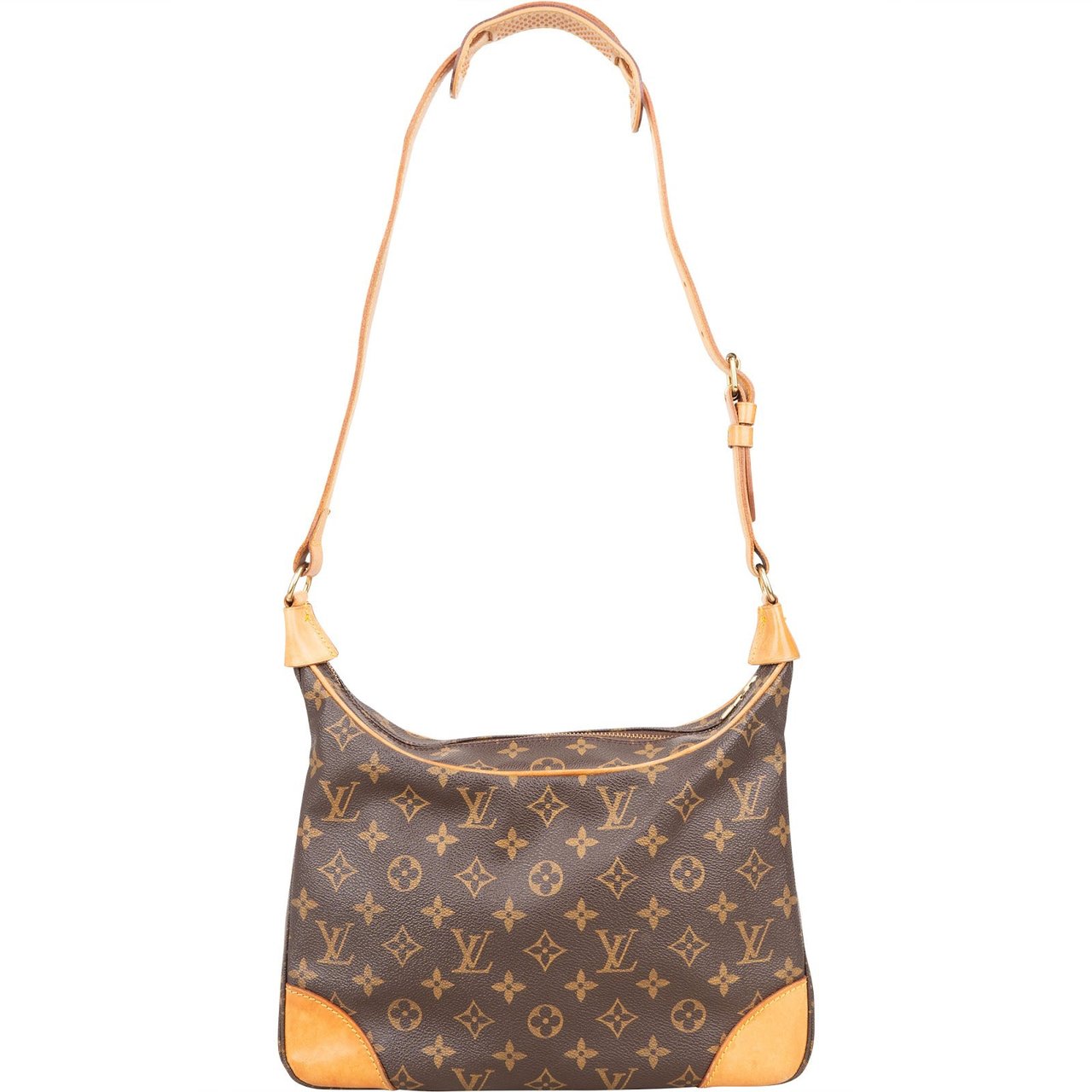 Louis Vuitton Louis Vuitton Monogram Canvas Boulogne Crossbody Bag Bruin