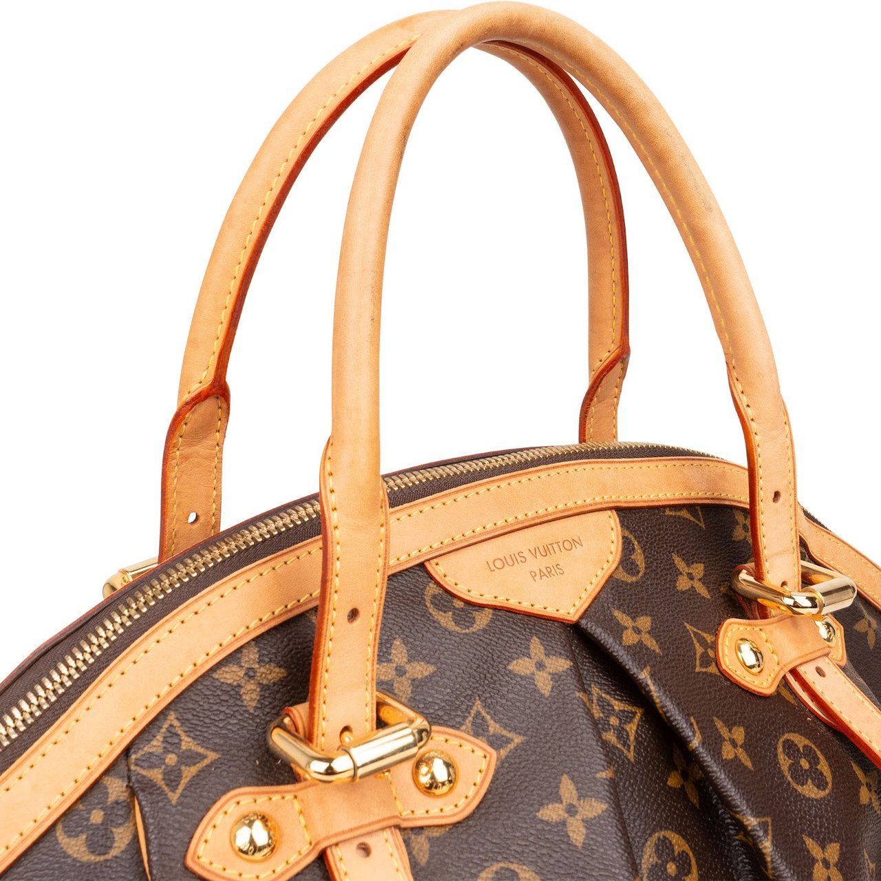 Louis Vuitton Monogram Canvas Tivoli GM Shoulder Bag Bruin