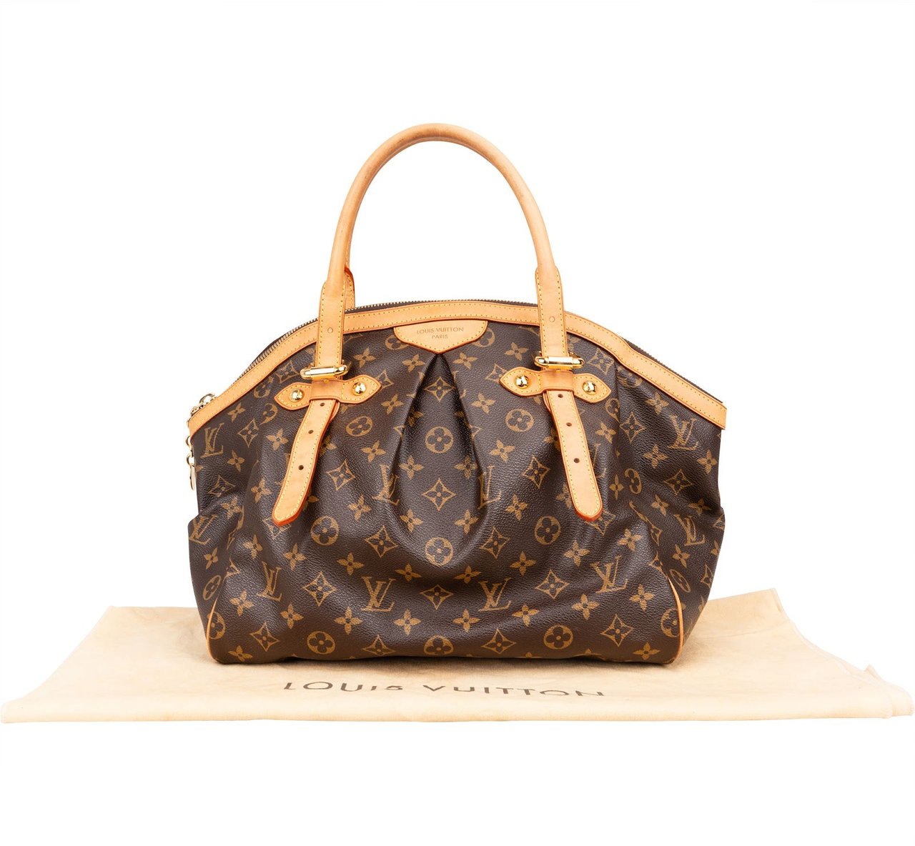 Louis Vuitton Monogram Canvas Tivoli GM Shoulder Bag Bruin