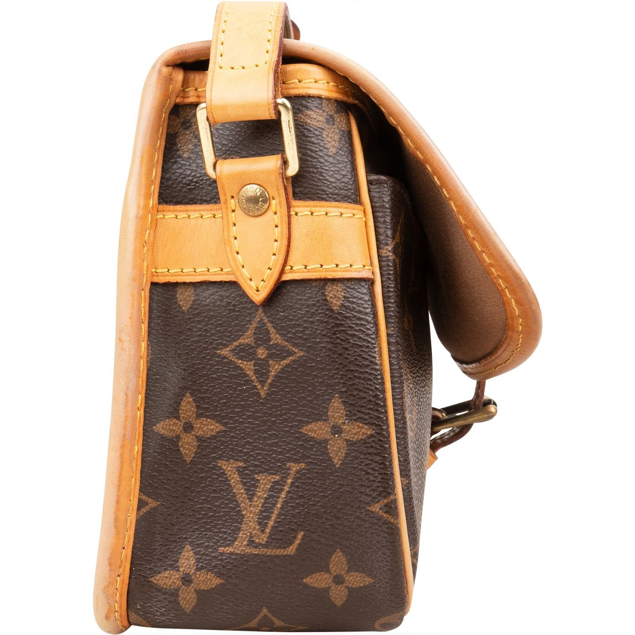 Louis Vuitton Monogram Canvas Sologne Crossbody Bag Bruin