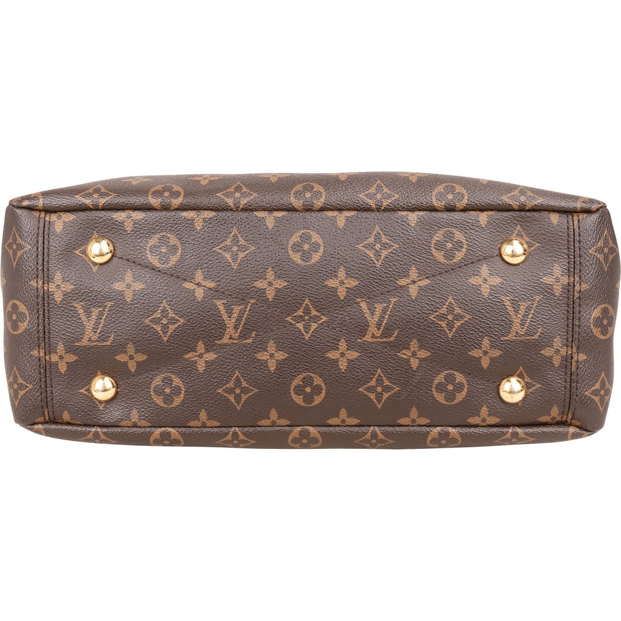 Louis Vuitton Louis Vuitton Monogram Canvas Pallas MM Handbag Bruin
