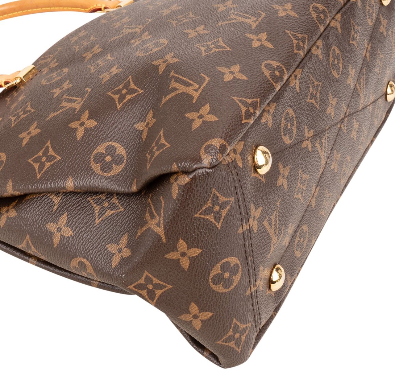 Louis Vuitton Louis Vuitton Monogram Canvas Pallas MM Handbag Bruin