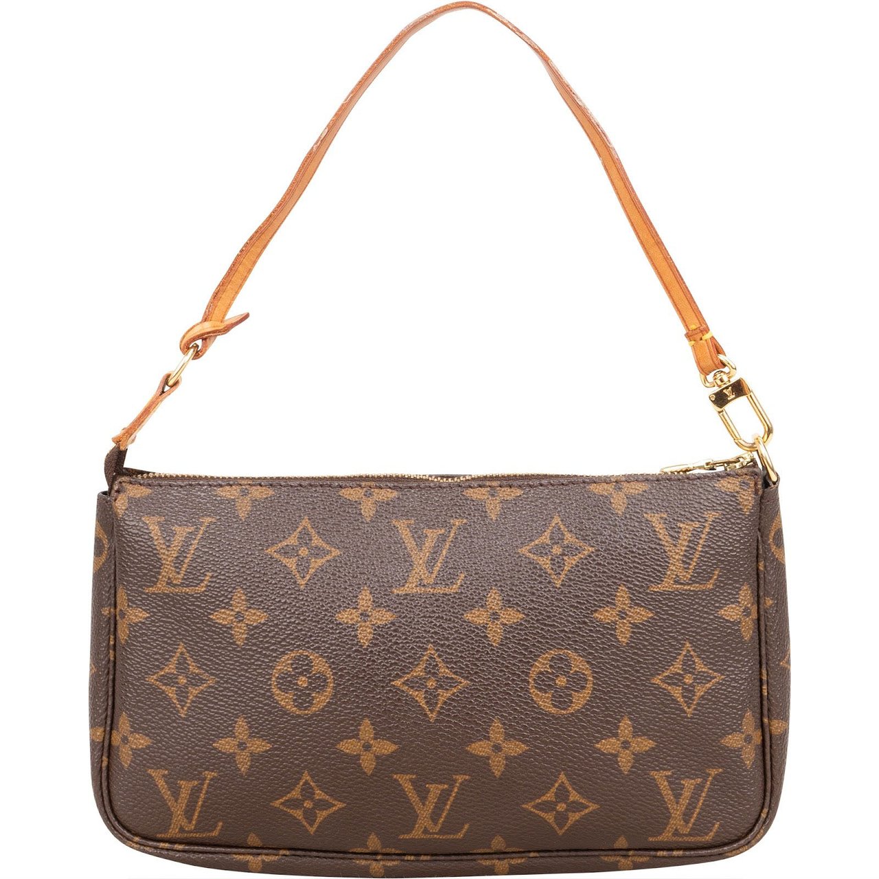 Louis Vuitton Louis Vuitton Monogram Canvas Pochette Accessoires Handbag Bruin