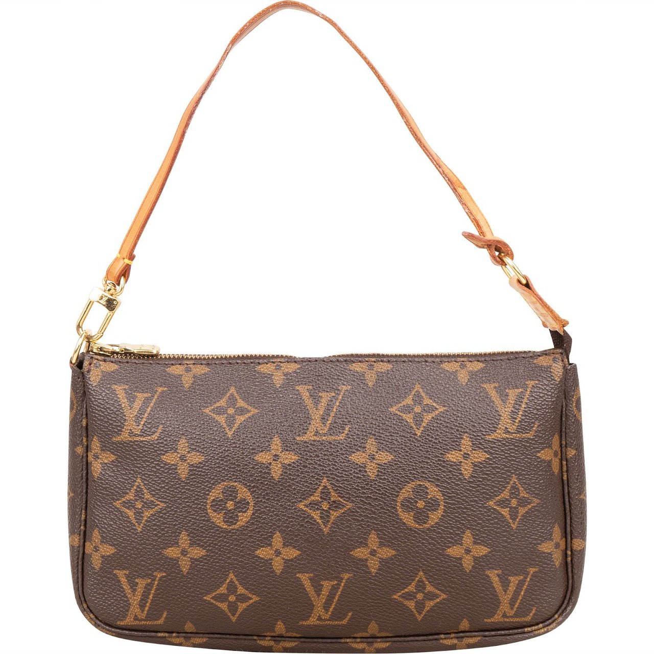 Louis Vuitton Louis Vuitton Monogram Canvas Pochette Accessoires Handbag Bruin