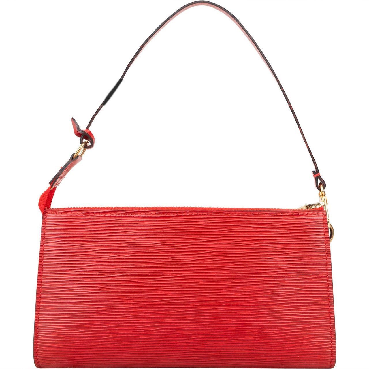 Louis Vuitton Louis Vuitton Red Epi Leather Pochette Accessoires Handbag Rood