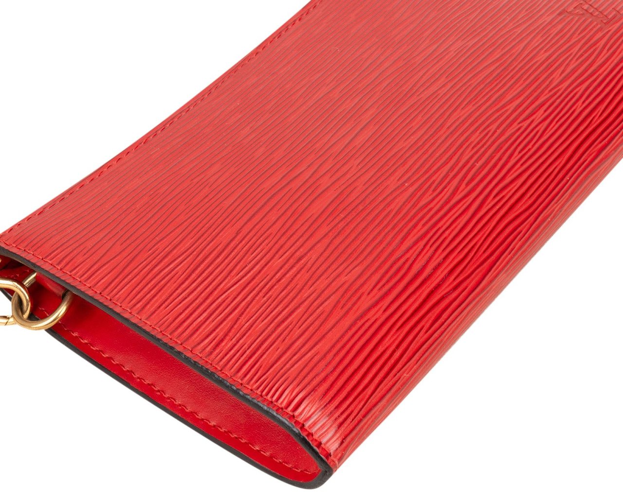 Louis Vuitton Louis Vuitton Red Epi Leather Pochette Accessoires Handbag Rood