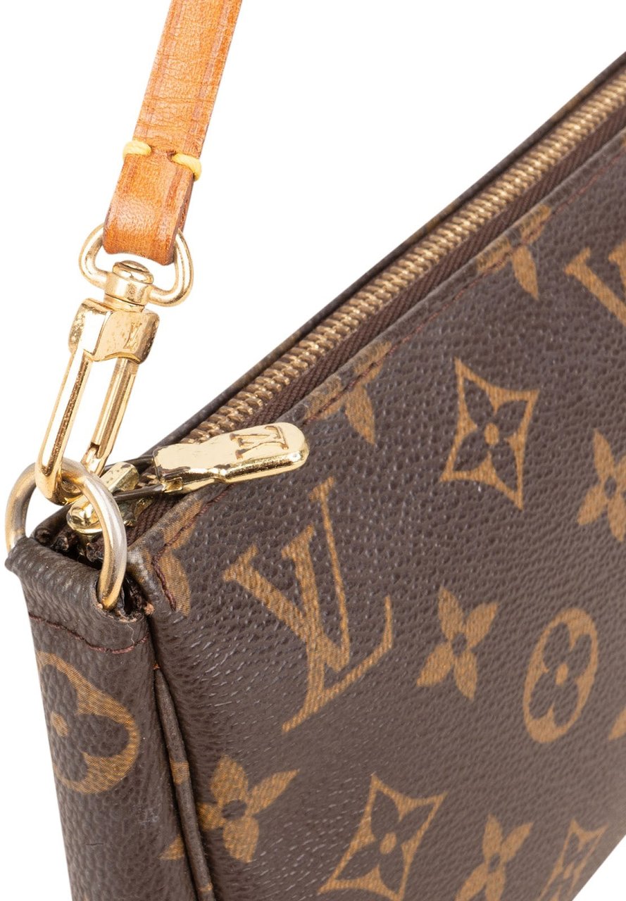 Louis Vuitton Louis Vuitton Monogram Canvas Pochette Accessoires Handbag Bruin
