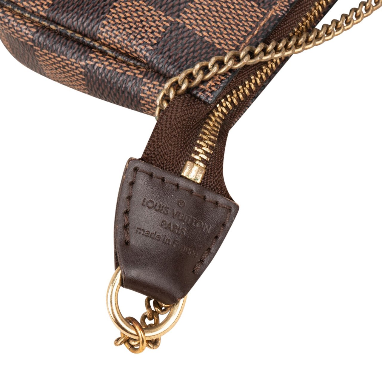 Louis Vuitton Louis Vuitton Monogram Damier Ebene Mini Pochette Accessoires Handbag Bruin