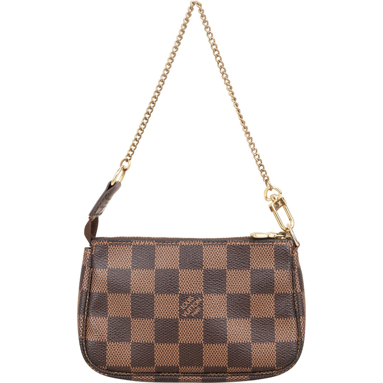 Louis Vuitton Louis Vuitton Monogram Damier Ebene Mini Pochette Accessoires Handbag Bruin