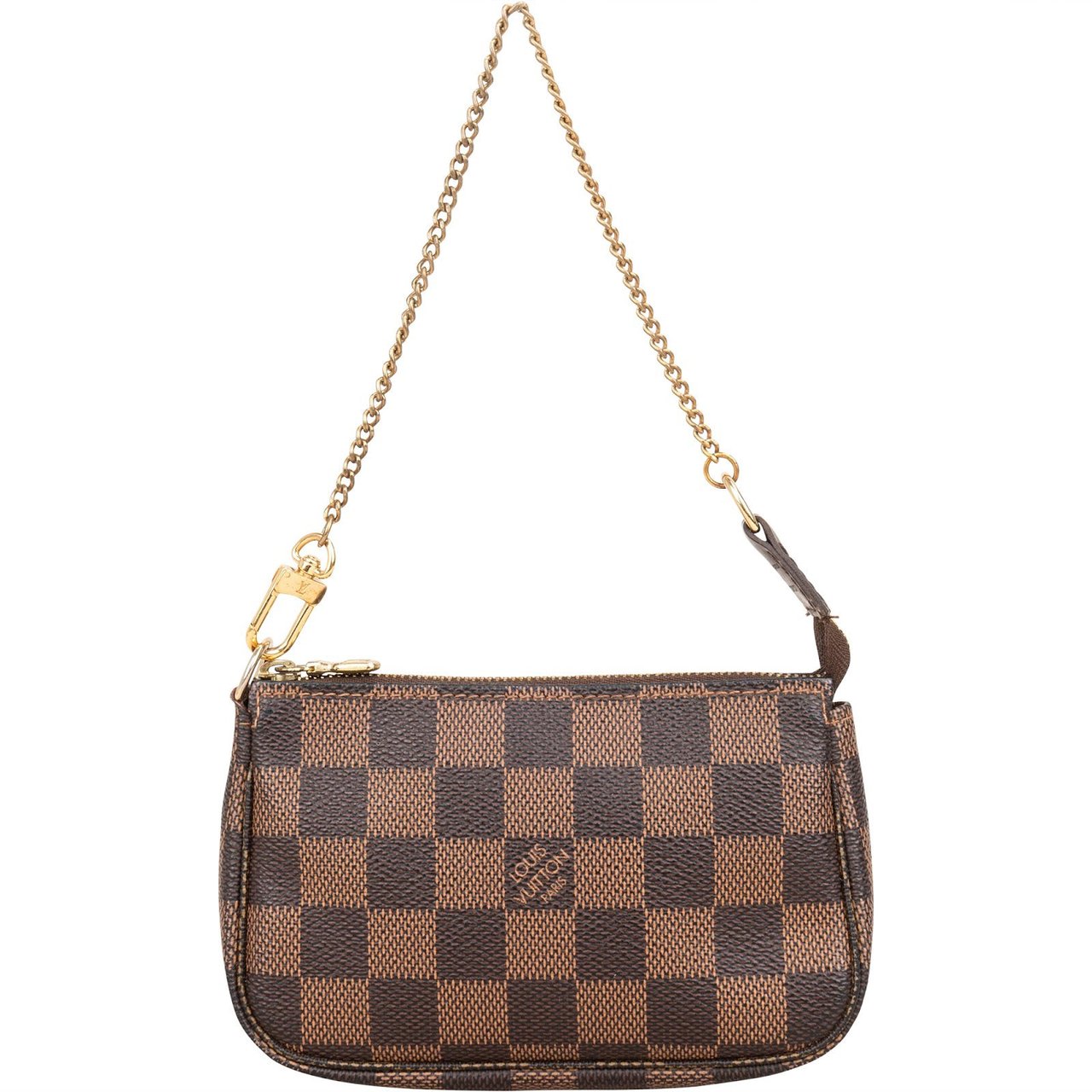 Louis Vuitton Louis Vuitton Monogram Damier Ebene Mini Pochette Accessoires Handbag Bruin