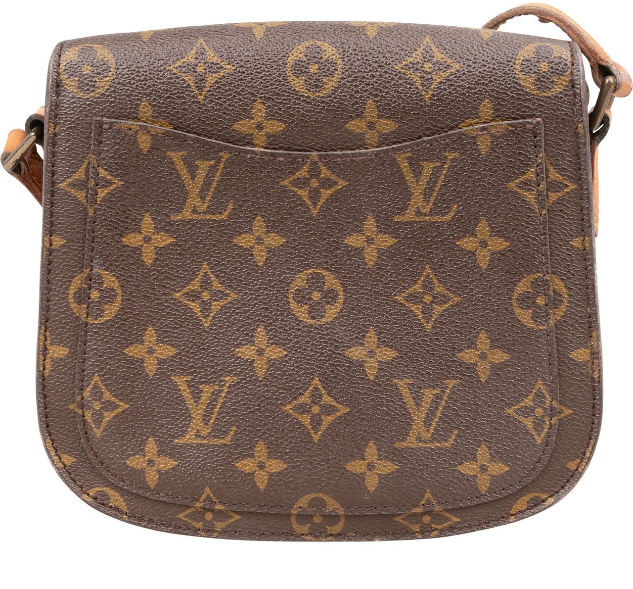 Louis Vuitton Louis Vuitton Monogram Canvas Saint Cloud MM Crossbody Bag Bruin