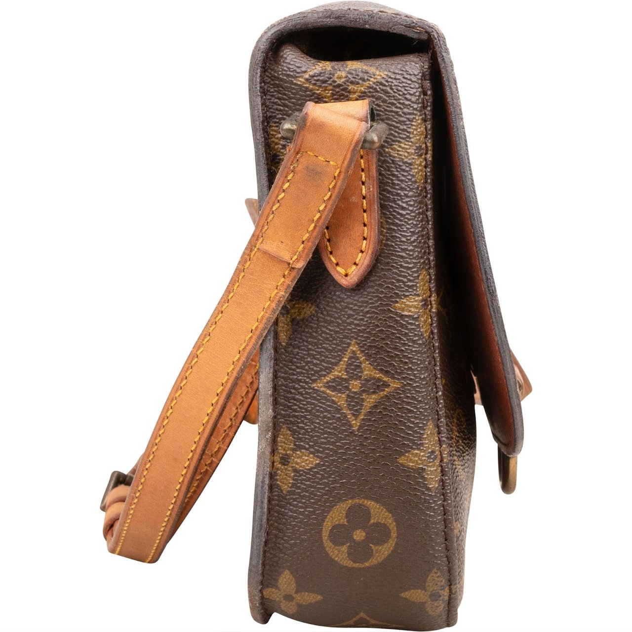 Louis Vuitton Louis Vuitton Monogram Canvas Saint Cloud MM Crossbody Bag Bruin