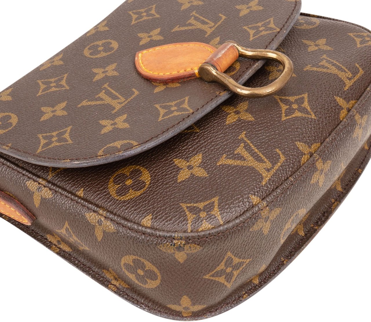 Louis Vuitton Louis Vuitton Monogram Canvas Saint Cloud MM Crossbody Bag Bruin