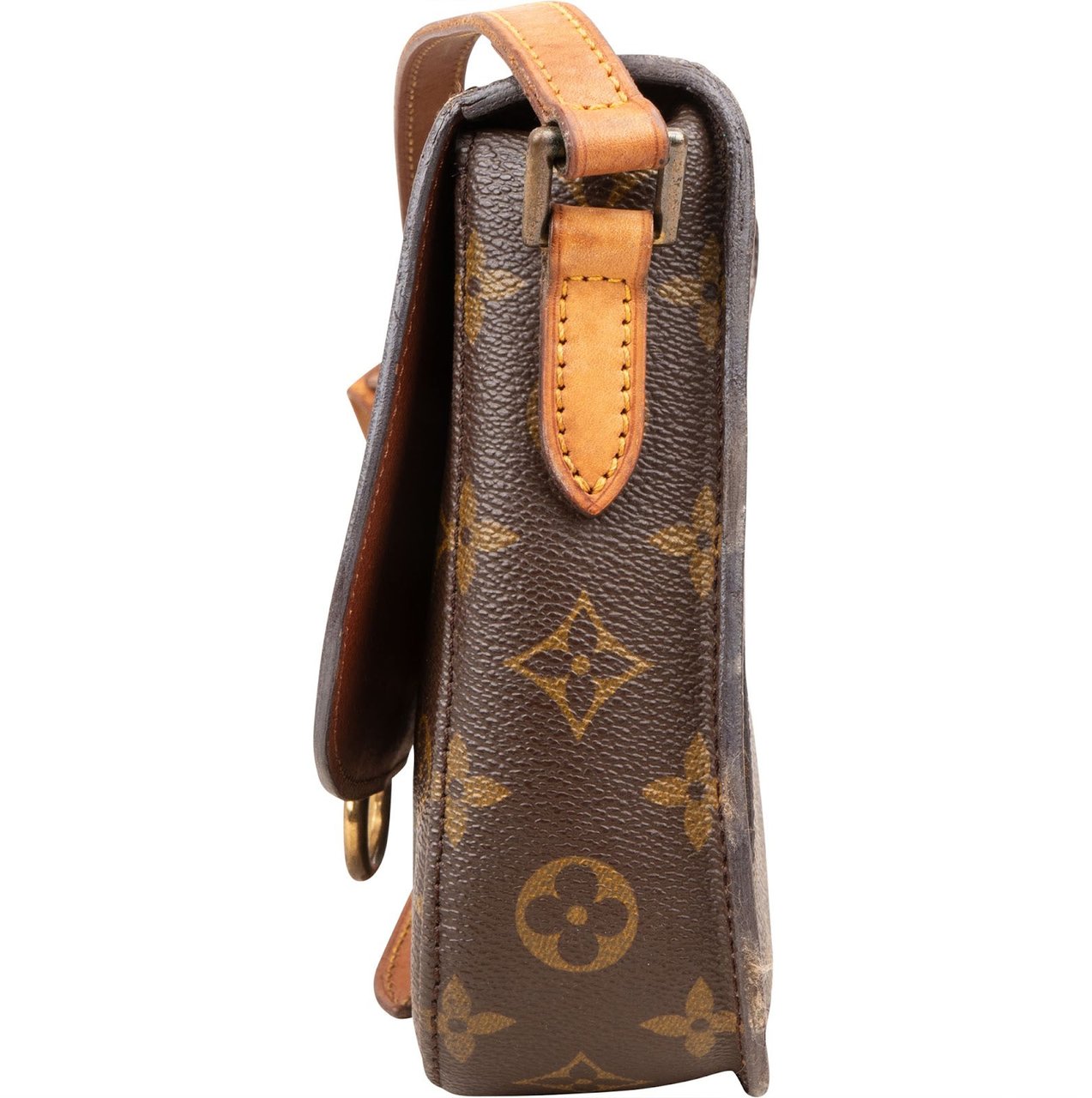 Louis Vuitton Louis Vuitton Monogram Canvas Saint Cloud MM Crossbody Bag Bruin