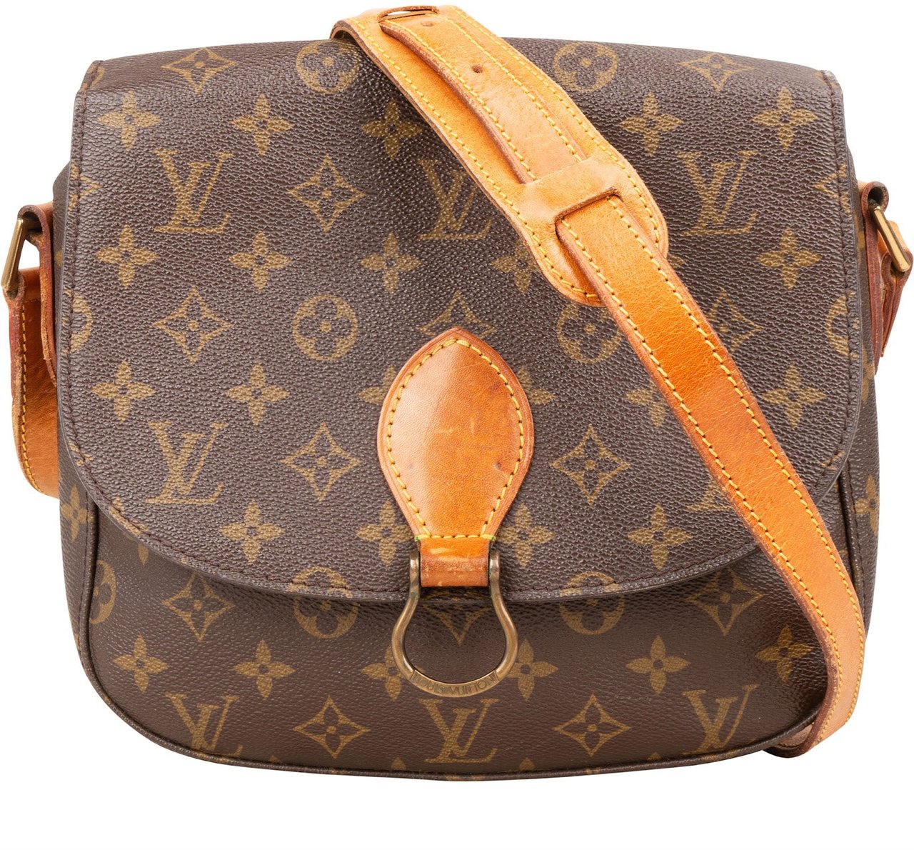 Louis Vuitton Louis Vuitton Monogram Canvas Saint Cloud GM Crossbody Bag Bruin