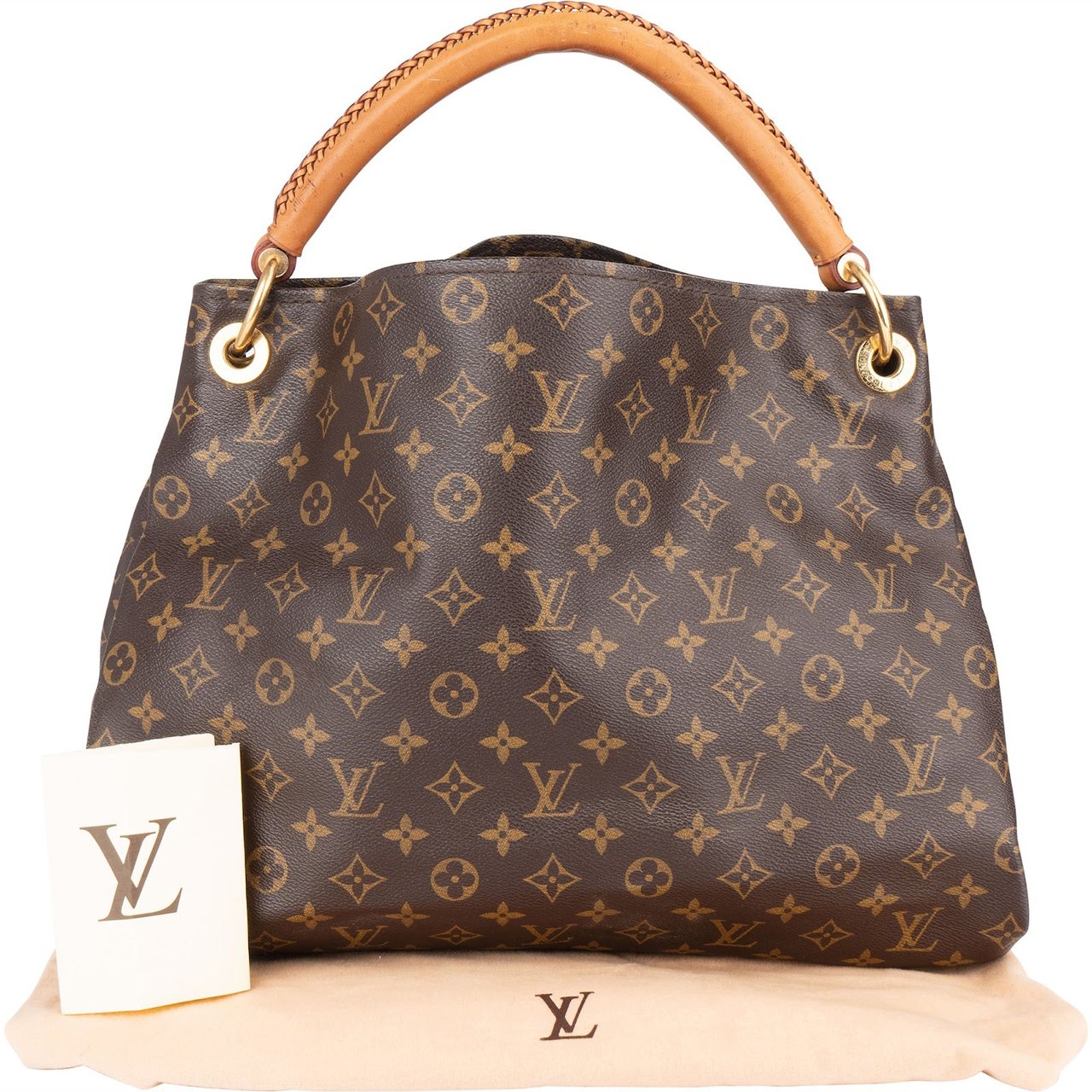 Louis Vuitton Monogram Canvas Artsy MM Handbag Bruin