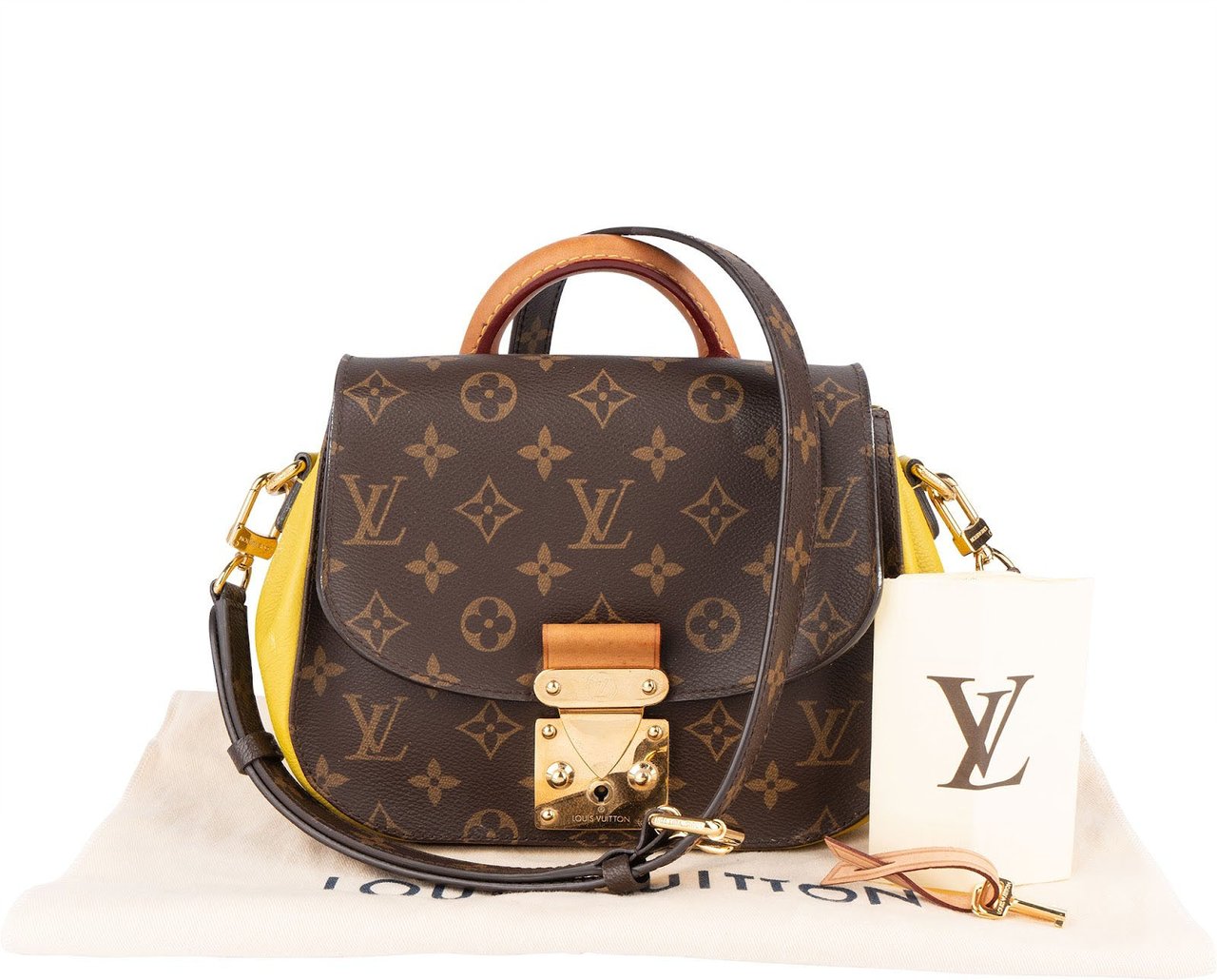 Louis Vuitton Louis Vuitton Monogram Canvas Eden PM Crossbody Handbag Bruin