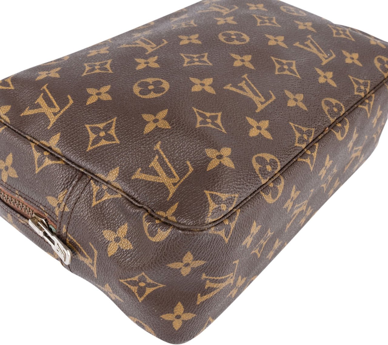 Louis Vuitton Louis Vuitton Monogram Canvas Trousse Toilette 27 Clutch Bruin