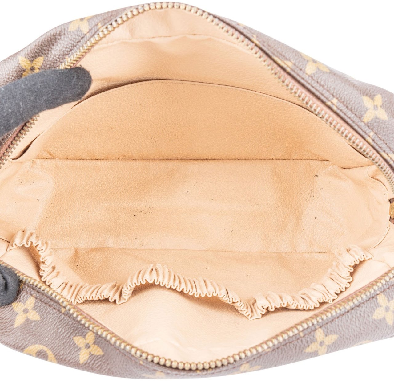 Louis Vuitton Louis Vuitton Monogram Canvas Trousse Toilette 27 Clutch Bruin