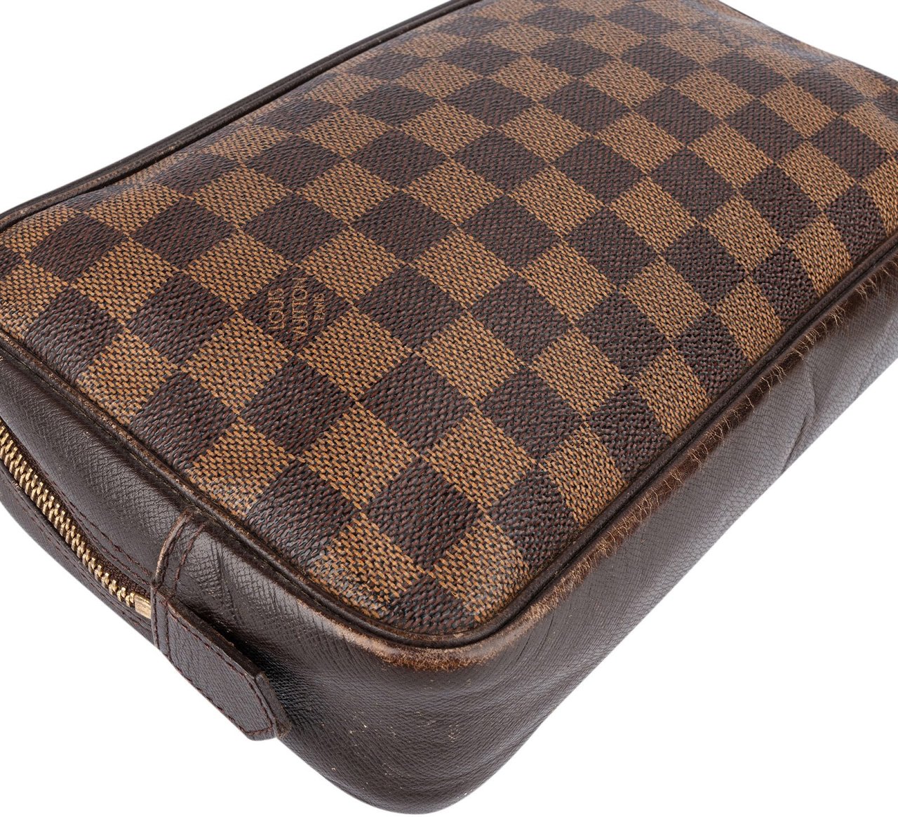 Louis Vuitton Louis Vuitton Monogram Damier Ebene Toiletry 26 Clutch Bruin