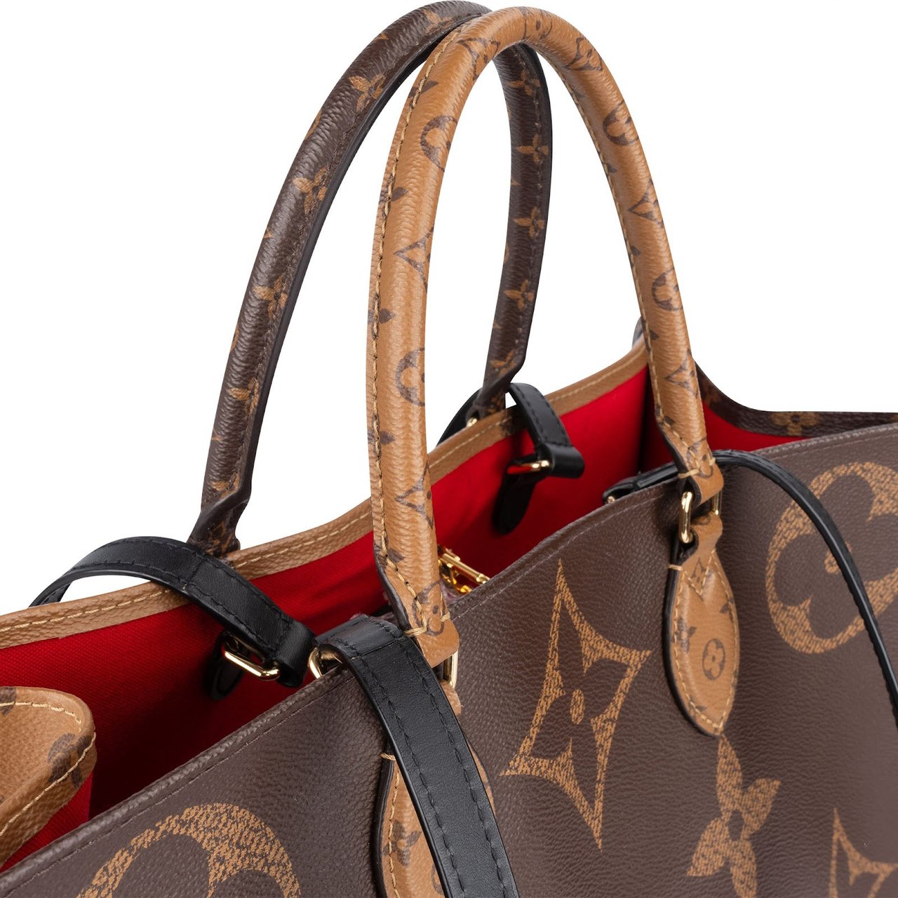 Louis Vuitton Louis Vuitton Monogram Canvas Giant Reverse Onthego GM Handbag Bruin