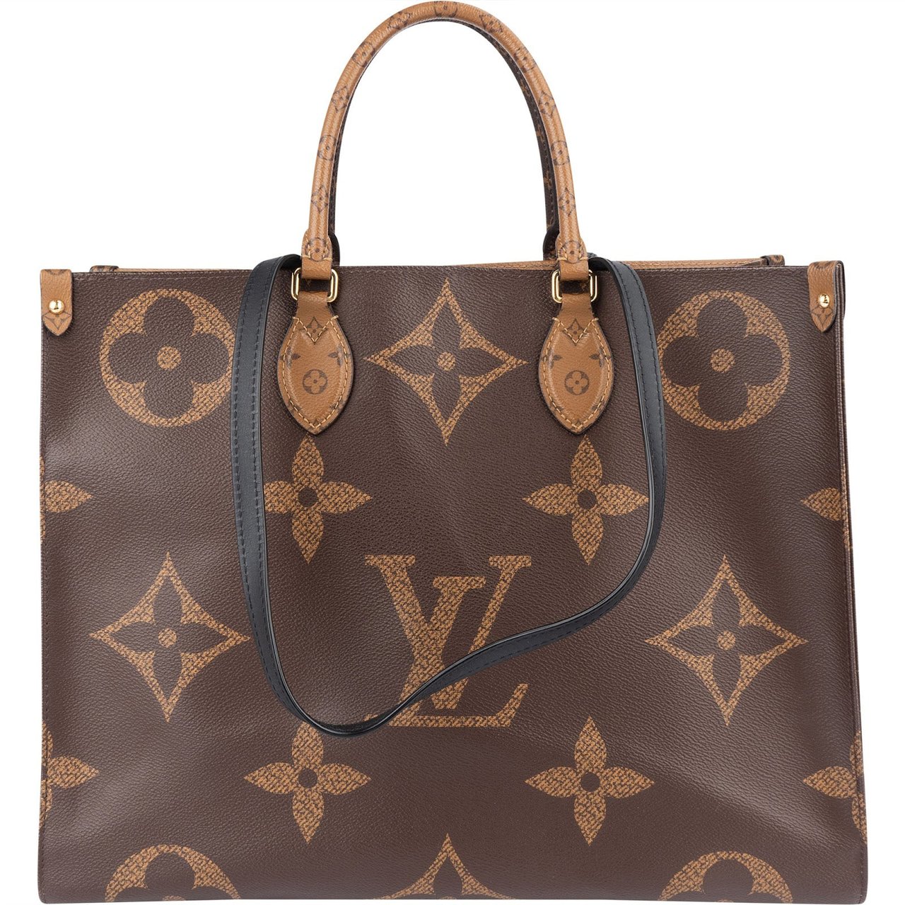 Louis Vuitton Louis Vuitton Monogram Canvas Giant Reverse Onthego GM Handbag Bruin