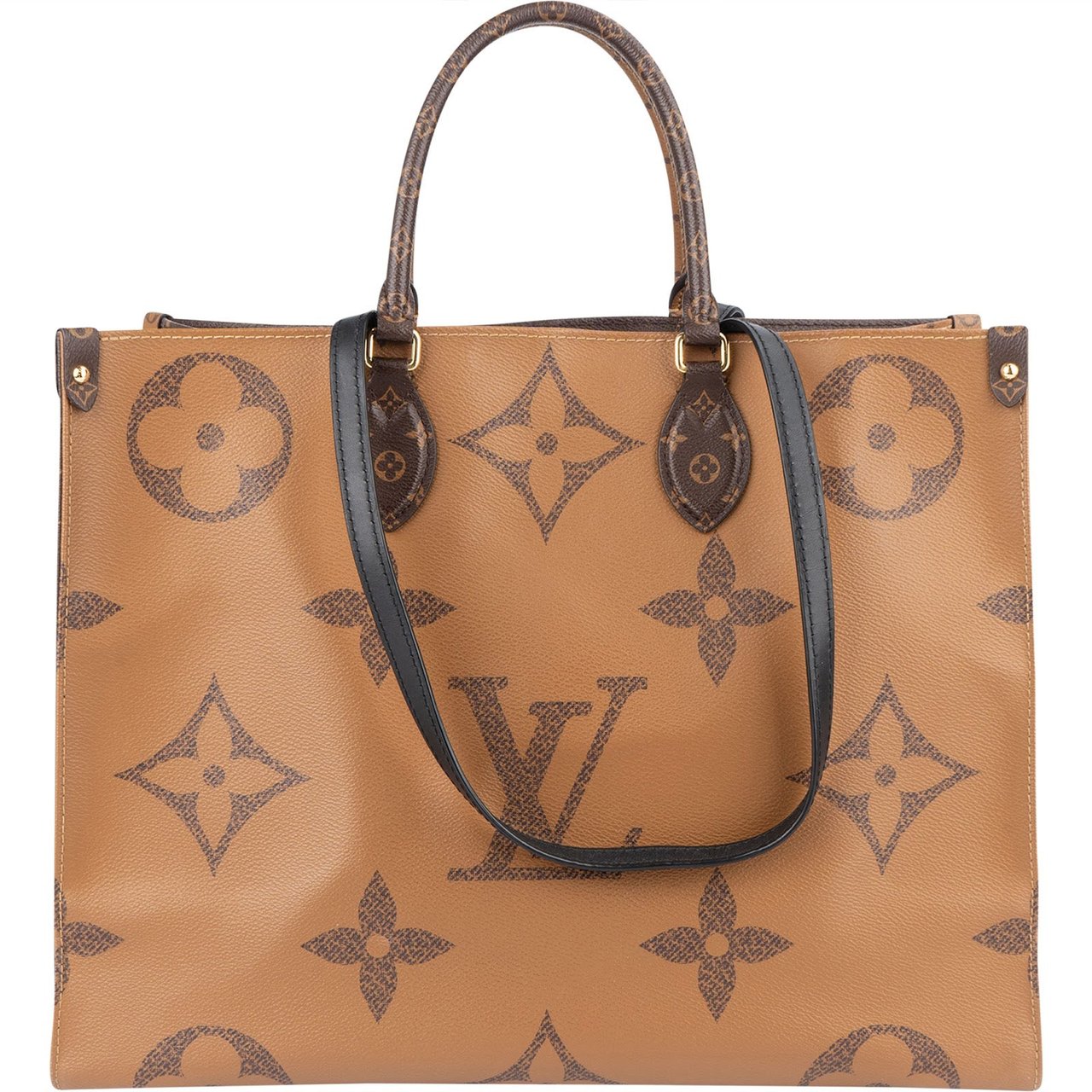 Louis Vuitton Louis Vuitton Monogram Canvas Giant Reverse Onthego GM Handbag Bruin