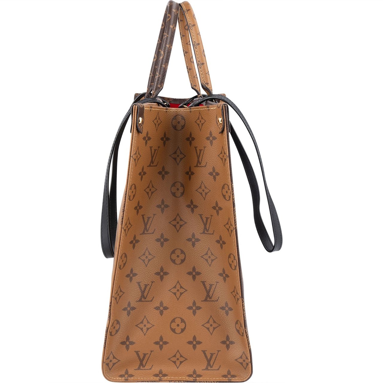 Louis Vuitton Louis Vuitton Monogram Canvas Giant Reverse Onthego GM Handbag Bruin