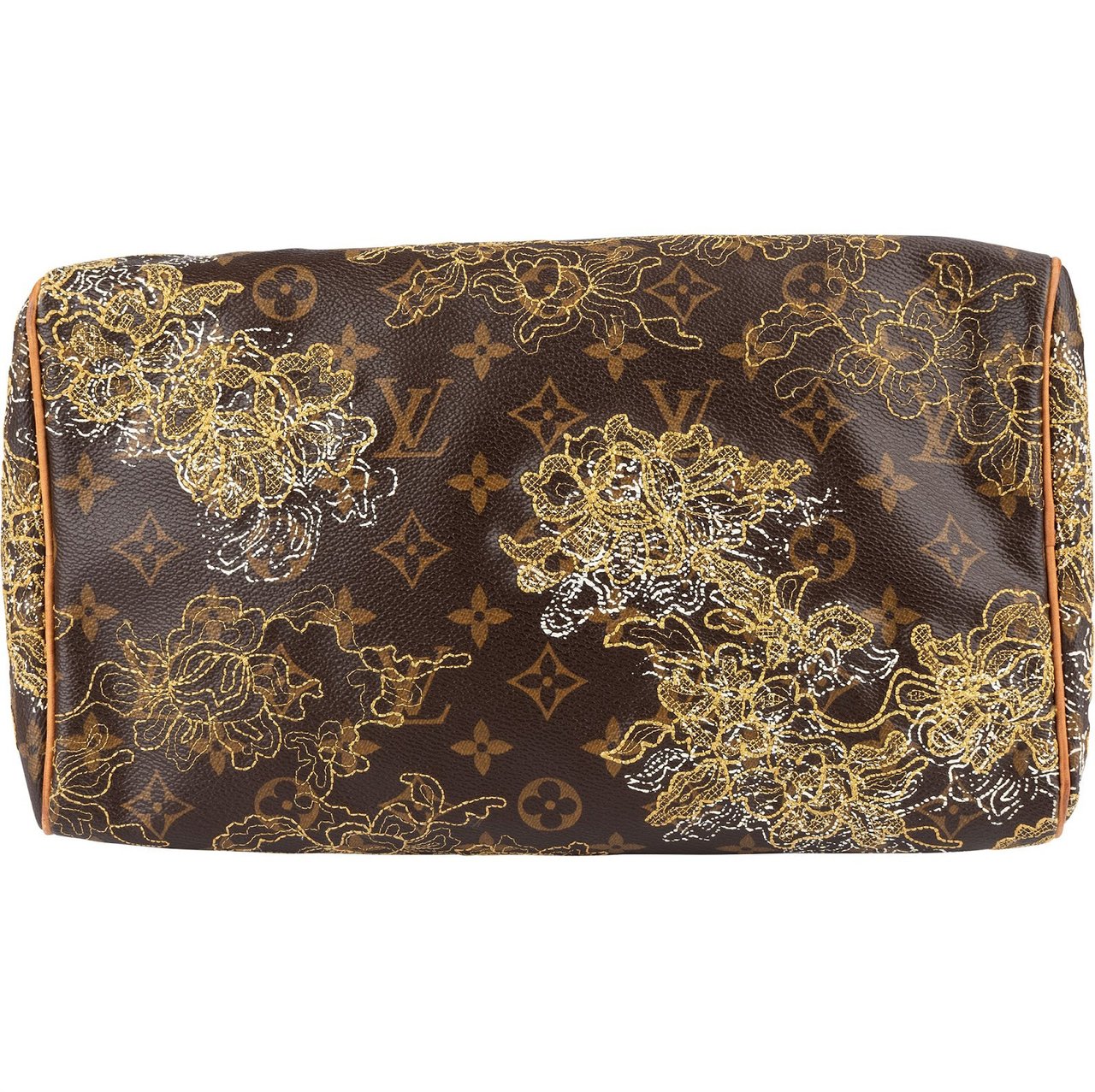 Louis Vuitton Louis Vuitton Canvas Monogram Limited Dentelle Speedy 30 Handbag Bruin