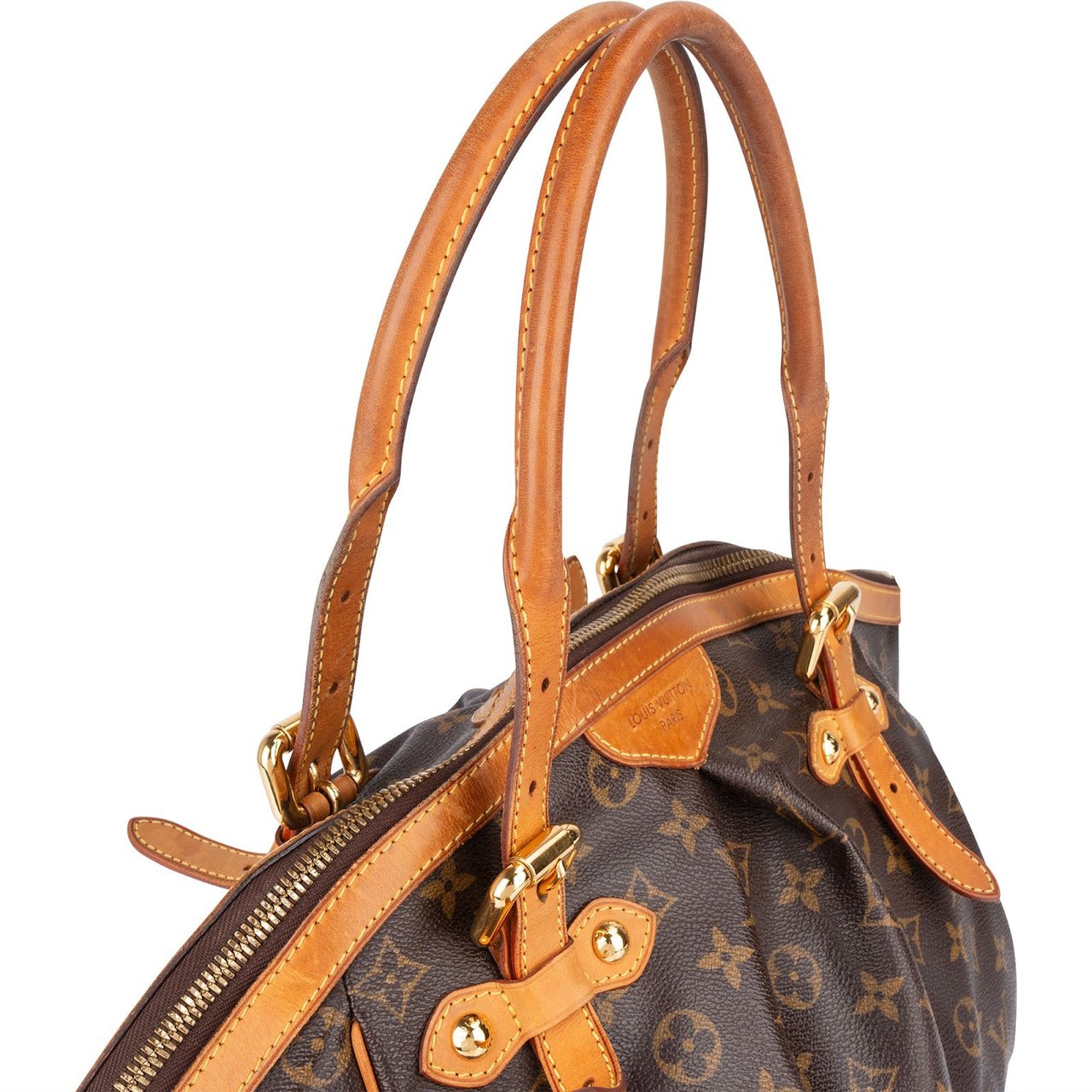 Louis Vuitton Louis Vuitton Monogram Canvas Tivoli GM Shoulder Bag Bruin