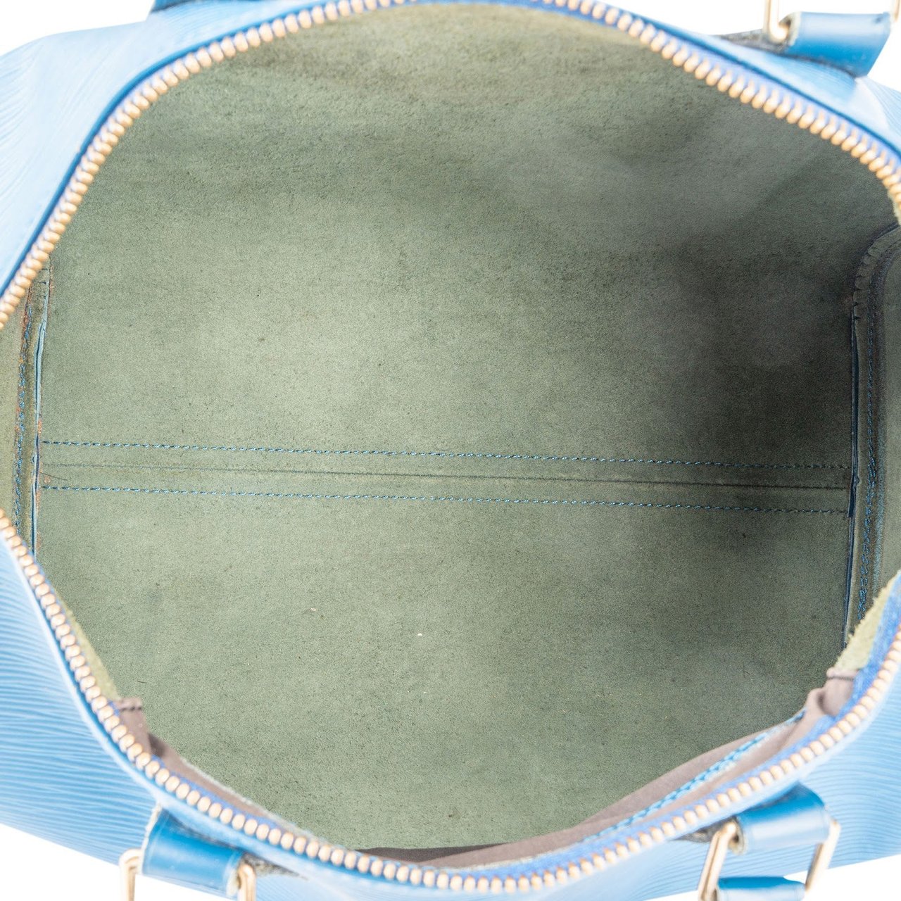 Louis Vuitton Louis Vuitton Blue Epi Leather Speedy 30 Handbag Blauw