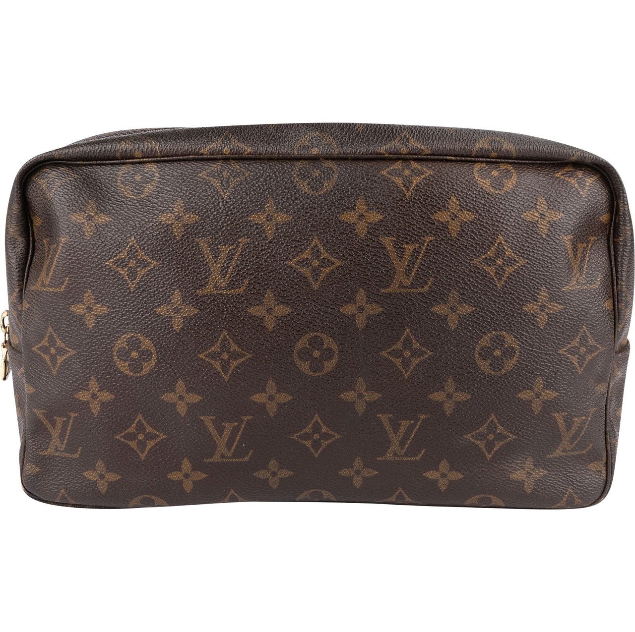 Louis Vuitton Louis Vuitton Monogram Canvas Trousse Toilette 27 Clutch Bruin