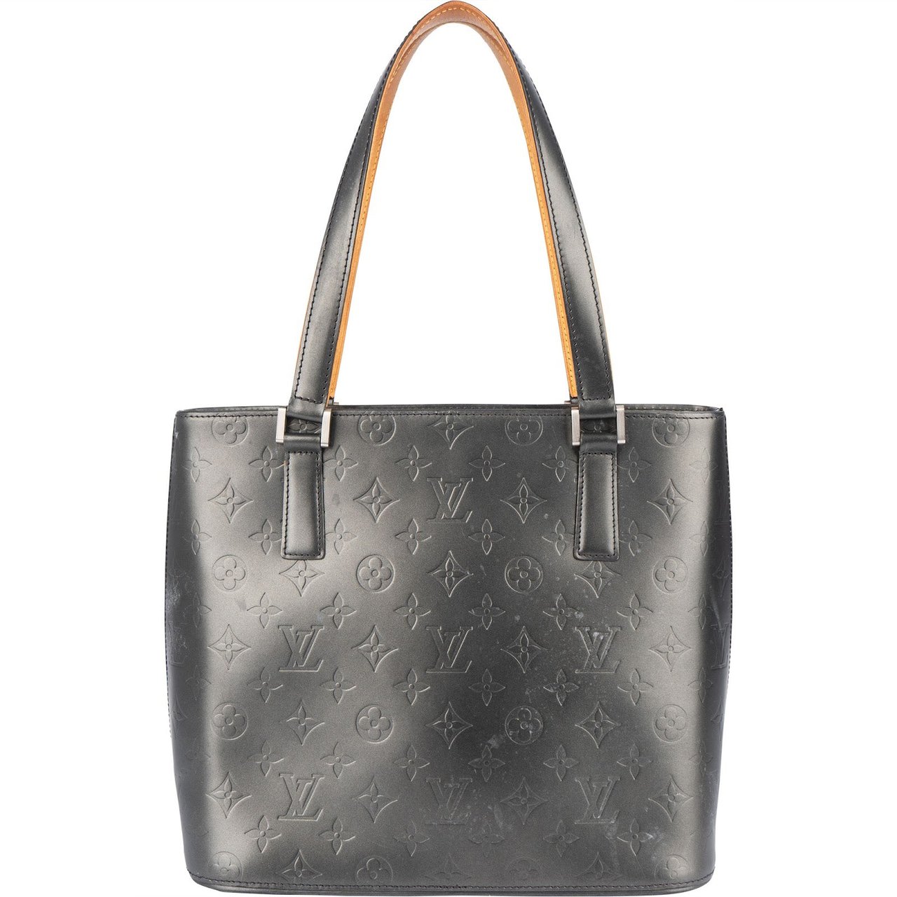 Louis Vuitton Louis Vuitton Monogram Mat Stockton Shoulder Bag Zwart