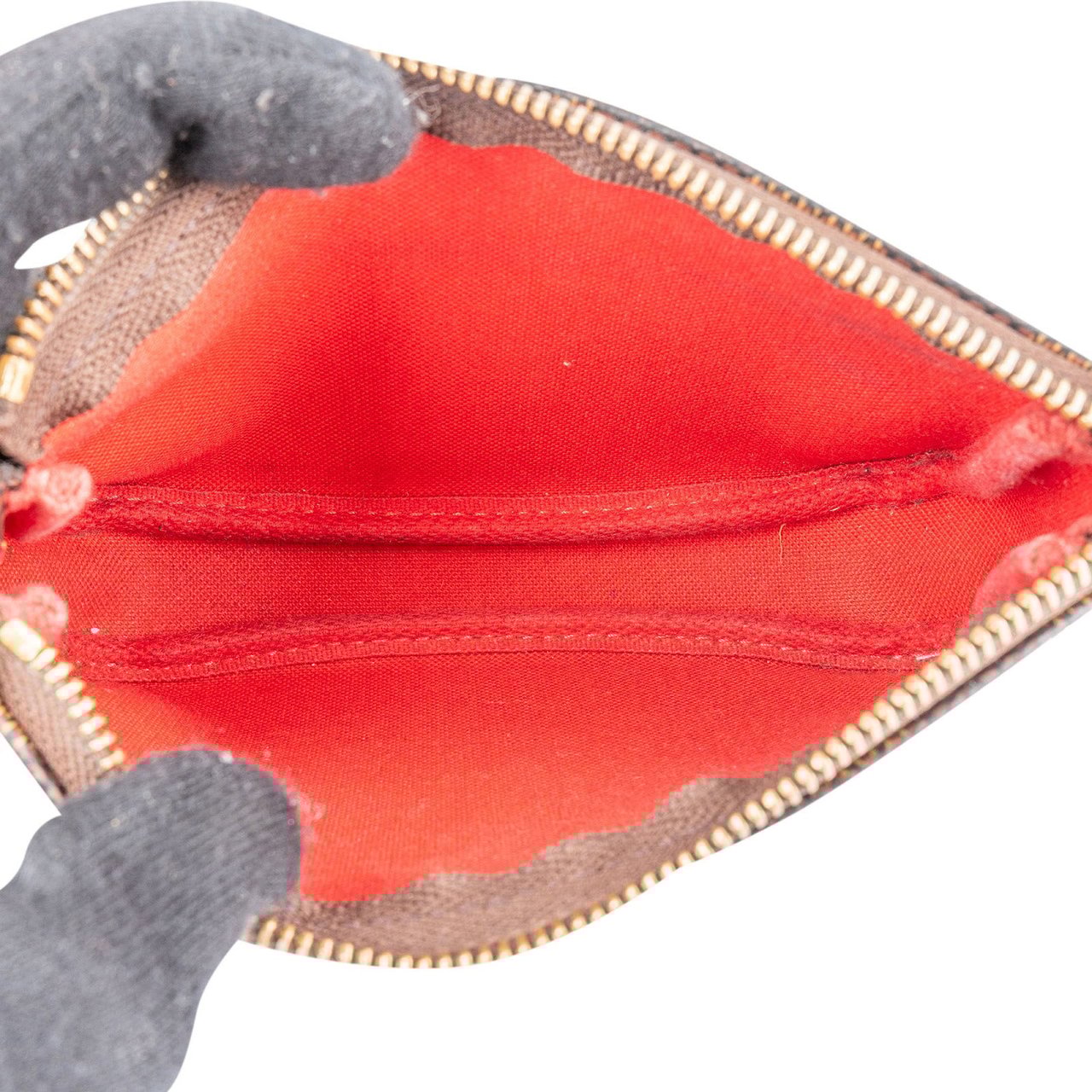 Louis Vuitton Louis Vuitton Monogram Damier Ebene Mini Pochette Accessoires Handbag Bruin