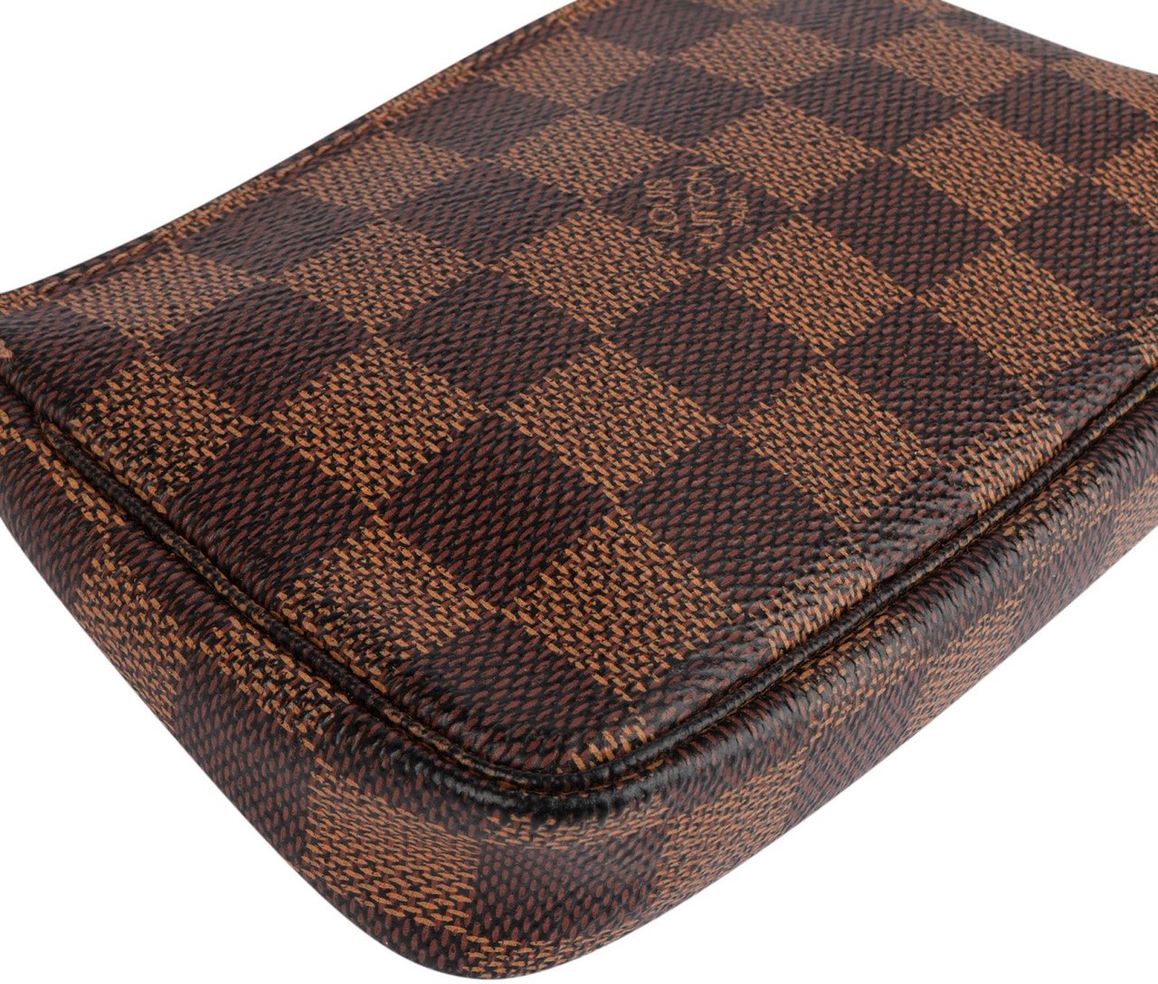Louis Vuitton Louis Vuitton Monogram Damier Ebene Mini Pochette Accessoires Handbag Bruin