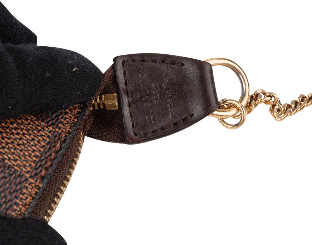 Louis Vuitton Louis Vuitton Monogram Damier Ebene Mini Pochette Accessoires Handbag Bruin