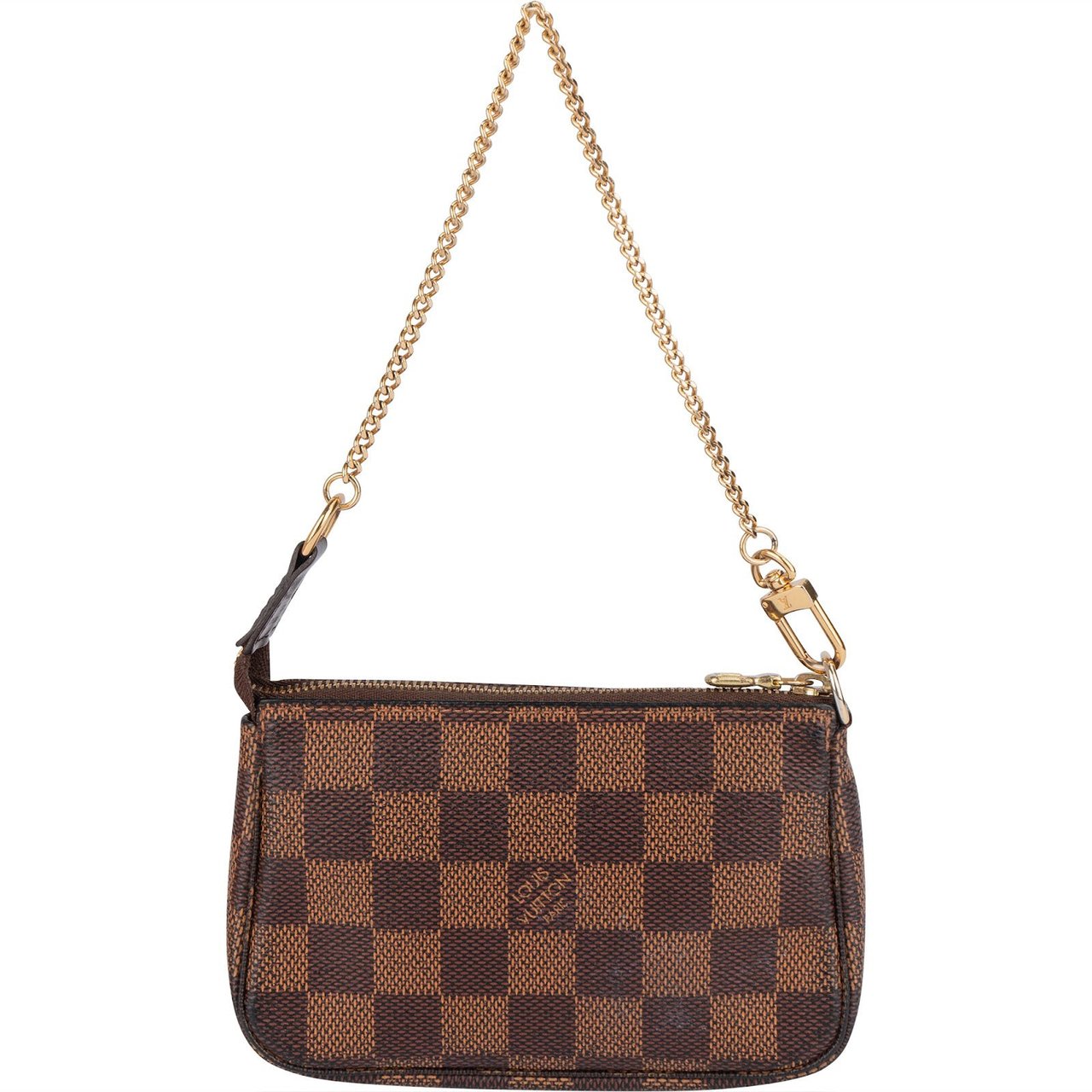 Louis Vuitton Louis Vuitton Monogram Damier Ebene Mini Pochette Accessoires Handbag Bruin