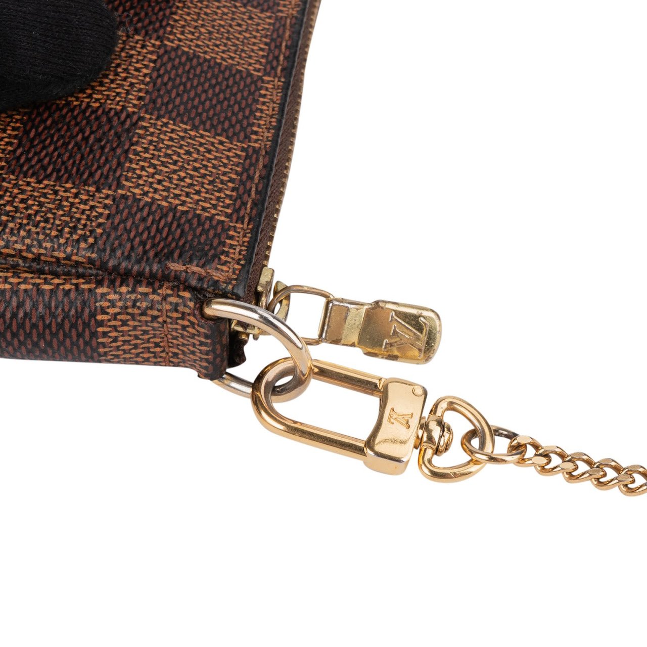 Louis Vuitton Louis Vuitton Monogram Damier Ebene Mini Pochette Accessoires Handbag Bruin