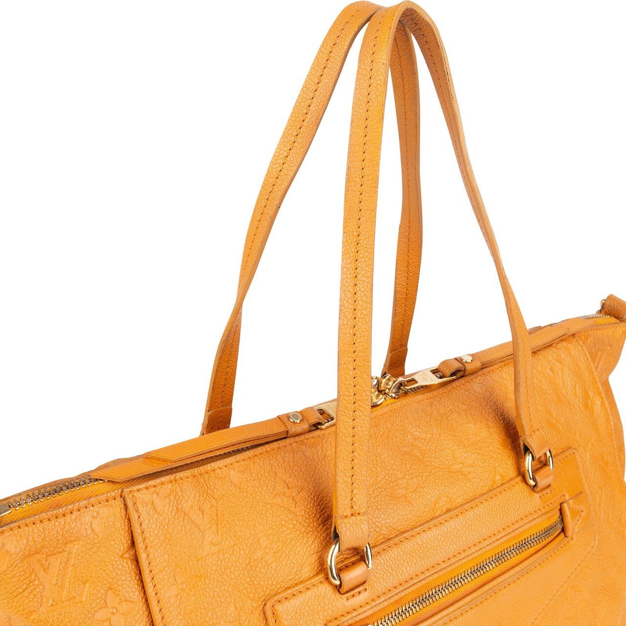 Louis Vuitton Louis Vuitton Monogram Empreinte Leather Lumineuse PM Shoulder Bag Geel