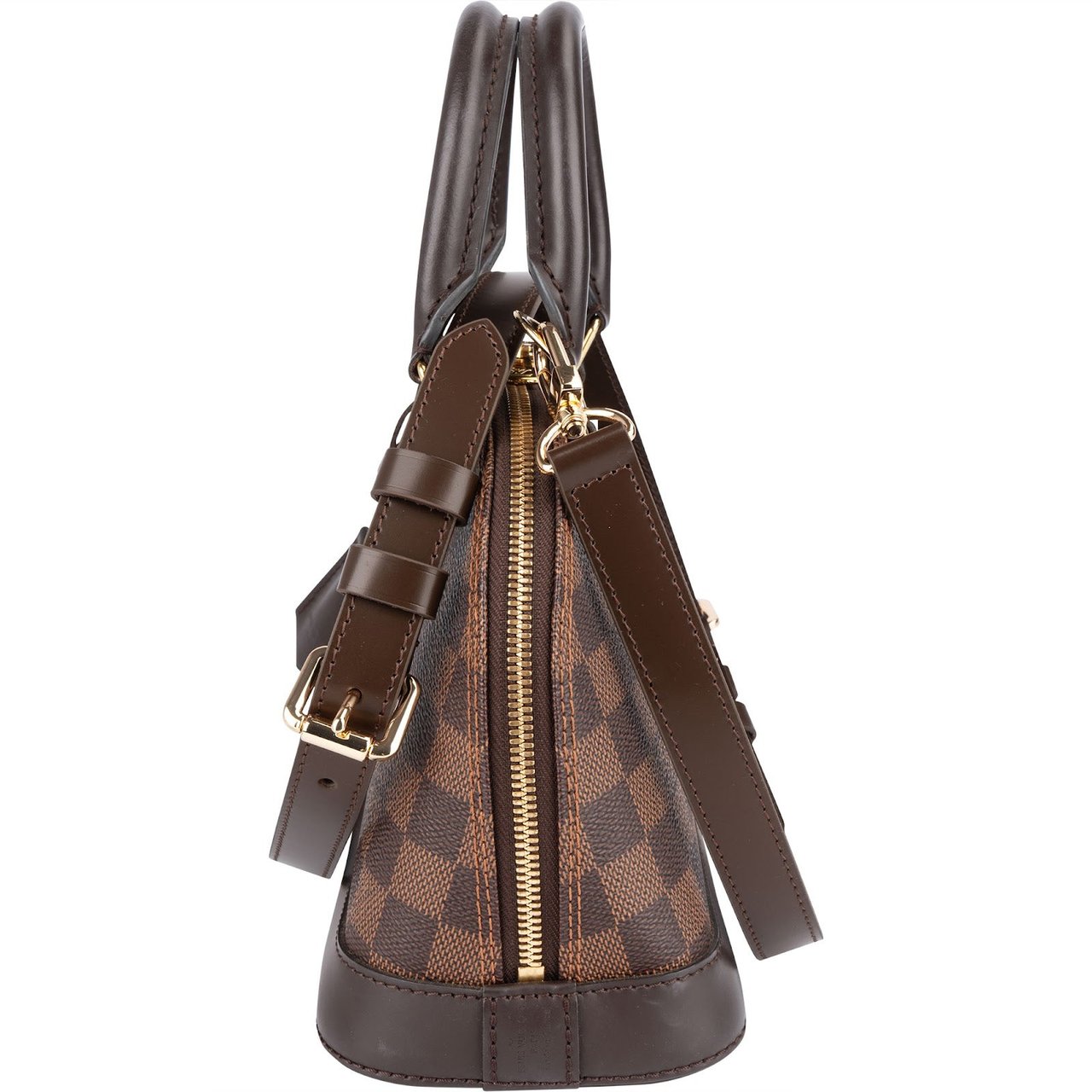 Louis Vuitton Louis Vuitton Monogram Damier Ebene Alma BB Handbag Bruin