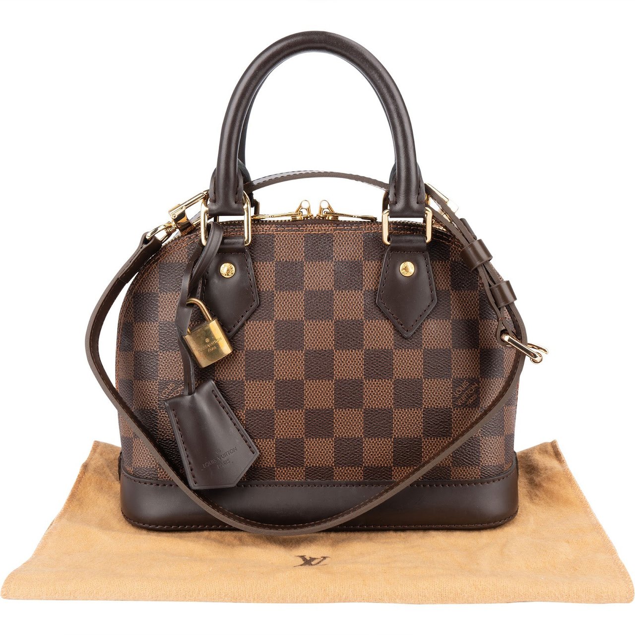 Louis Vuitton Louis Vuitton Monogram Damier Ebene Alma BB Handbag Bruin