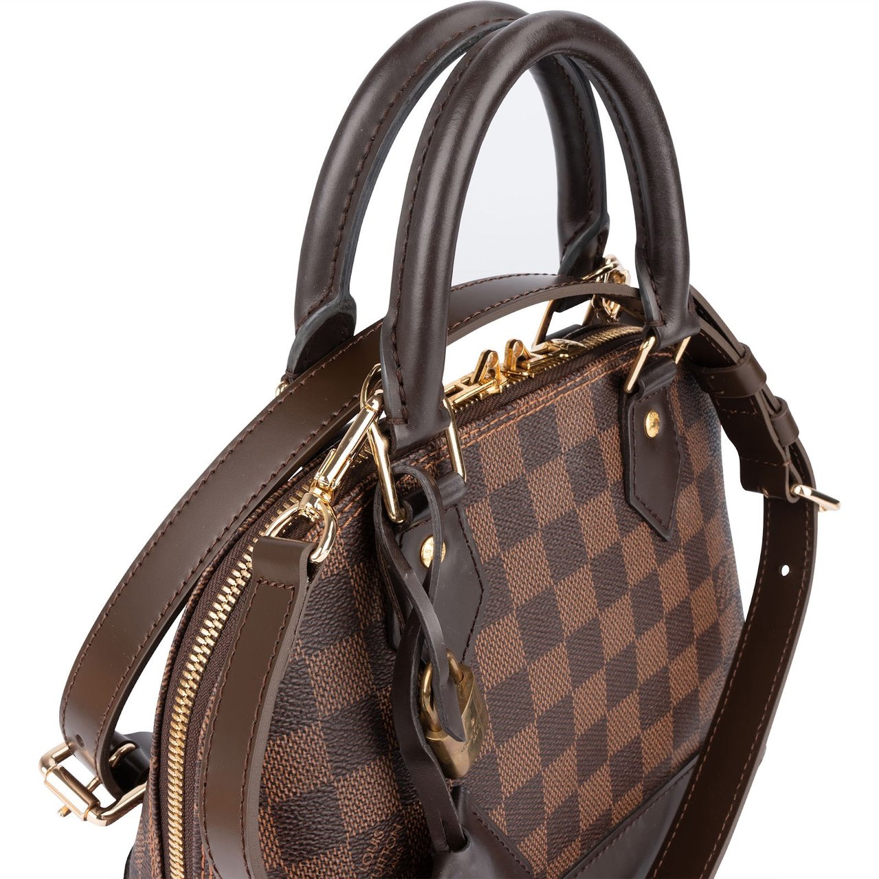 Louis Vuitton Louis Vuitton Monogram Damier Ebene Alma BB Handbag Bruin
